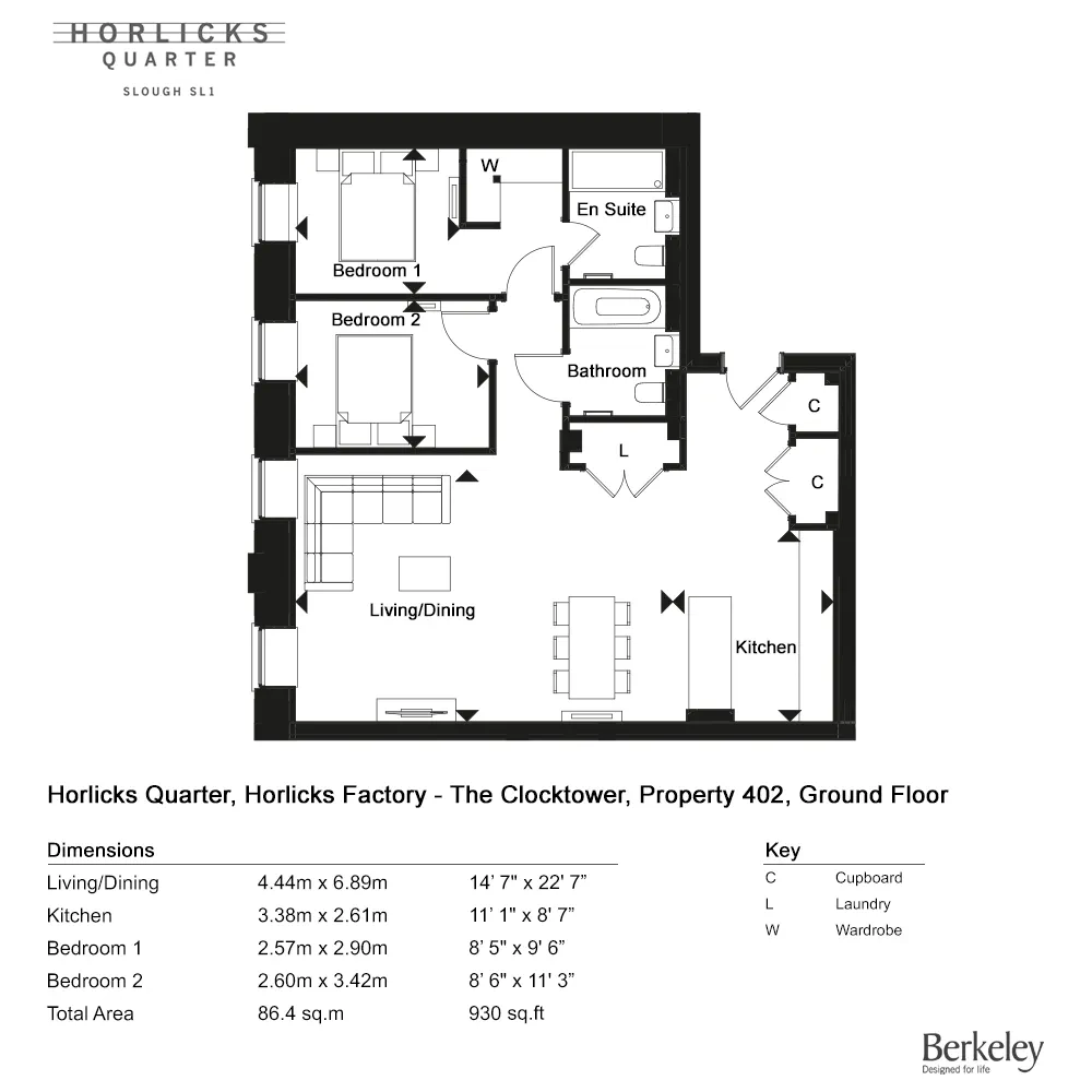 Horlicks Quarter, Horlicks Quarter, Berkshire, Stoke Gardens, Slough floorplan