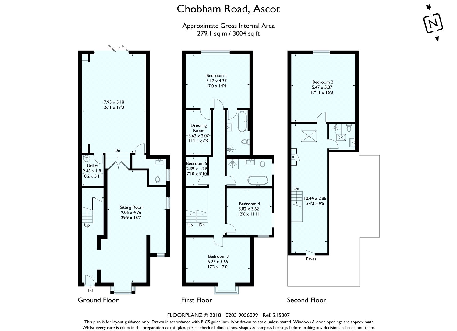 4 Bedrooms Terraced house for sale in Chobham Road, Sunningdale, Berkshire SL5