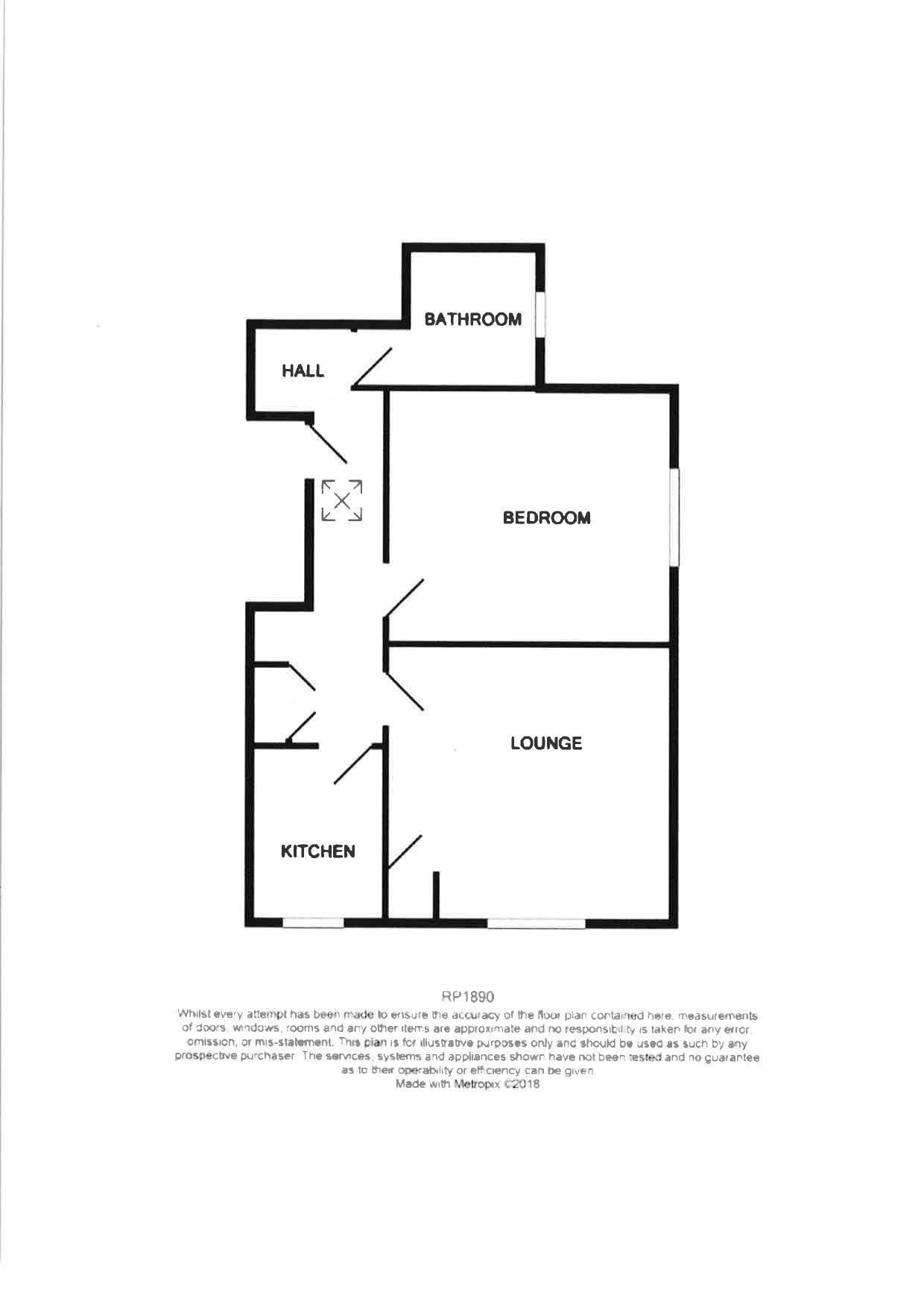 Flat 4, 25, Woodland Road West, Colwyn Bay floorplan