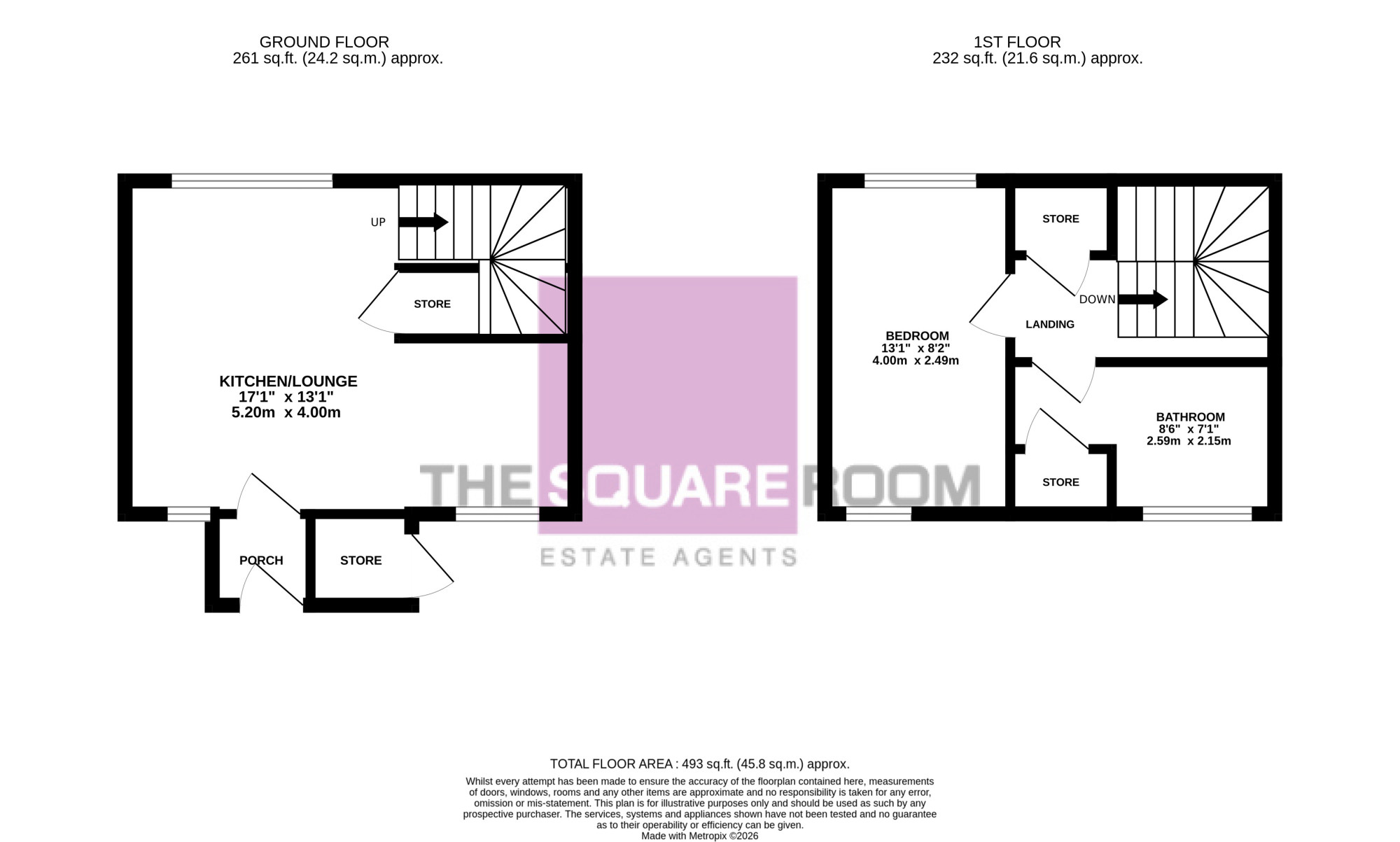54, The Spinney, Cleveleys floorplan