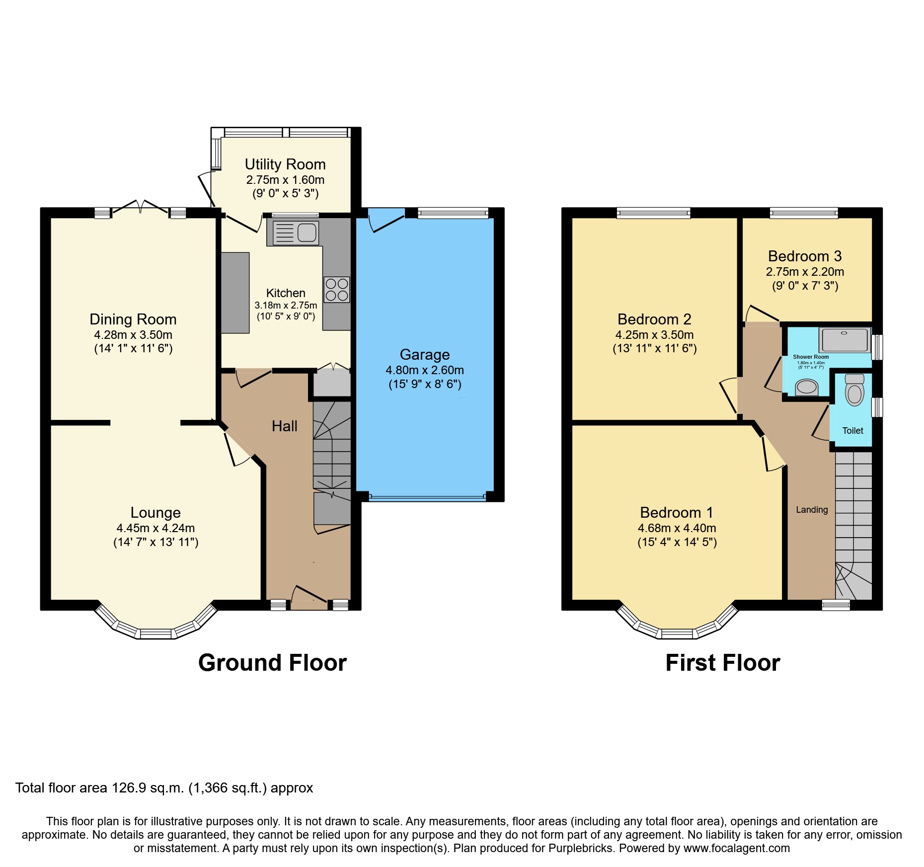 383, Upland Road, London floorplan