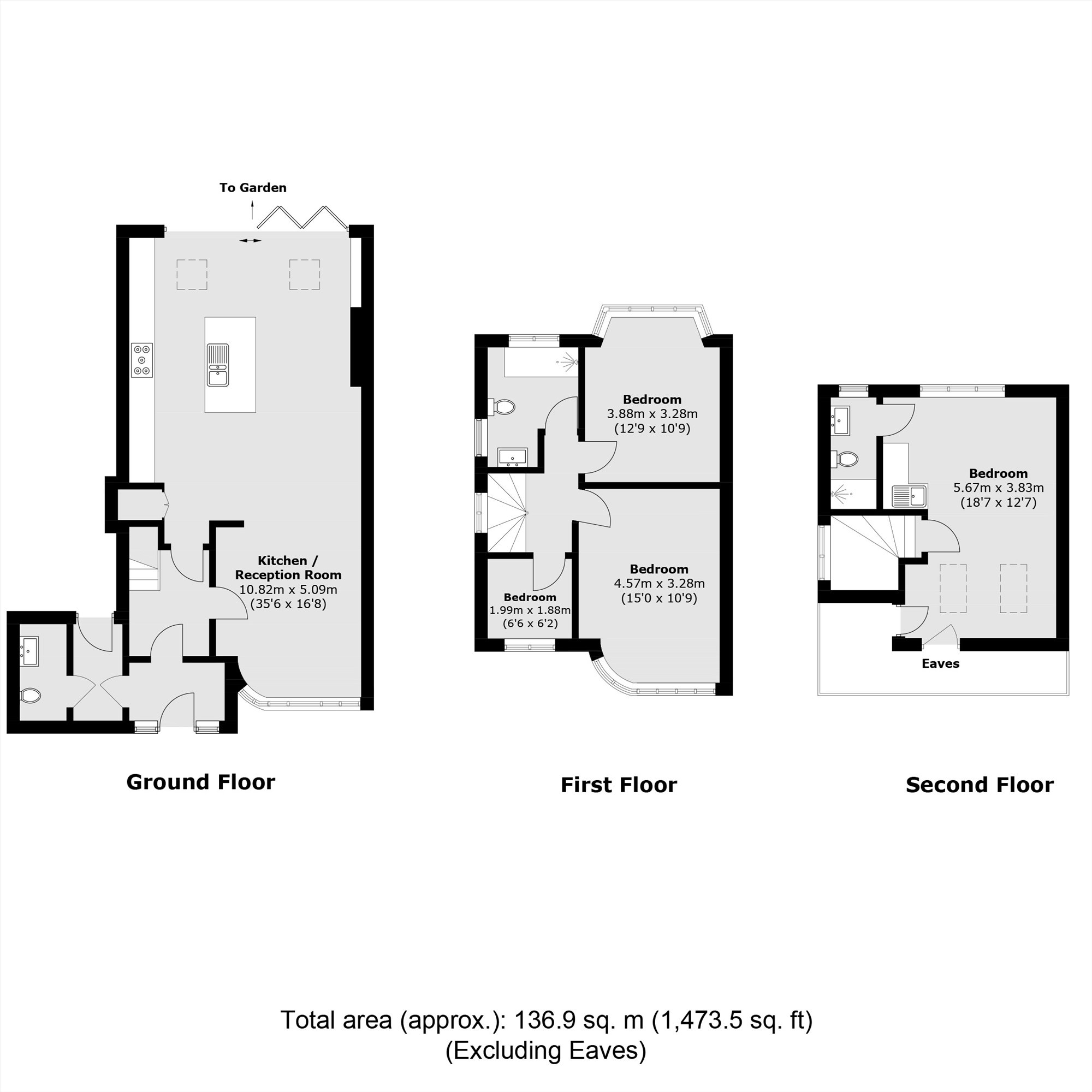 138, Cheyneys Avenue, Canons Park floorplan
