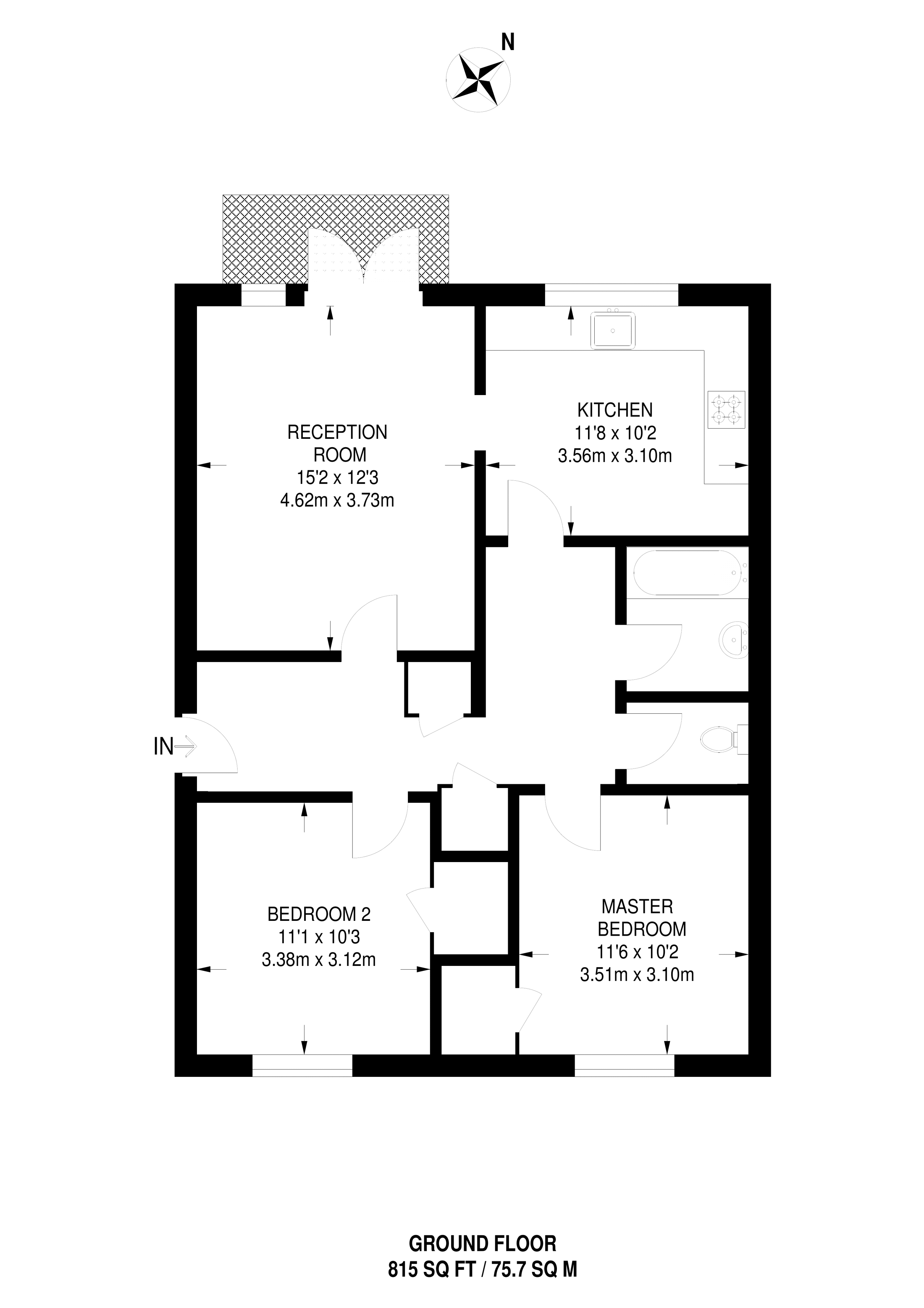 2 Bedrooms Flat to rent in Radcliffe Road, East Croydon CR0