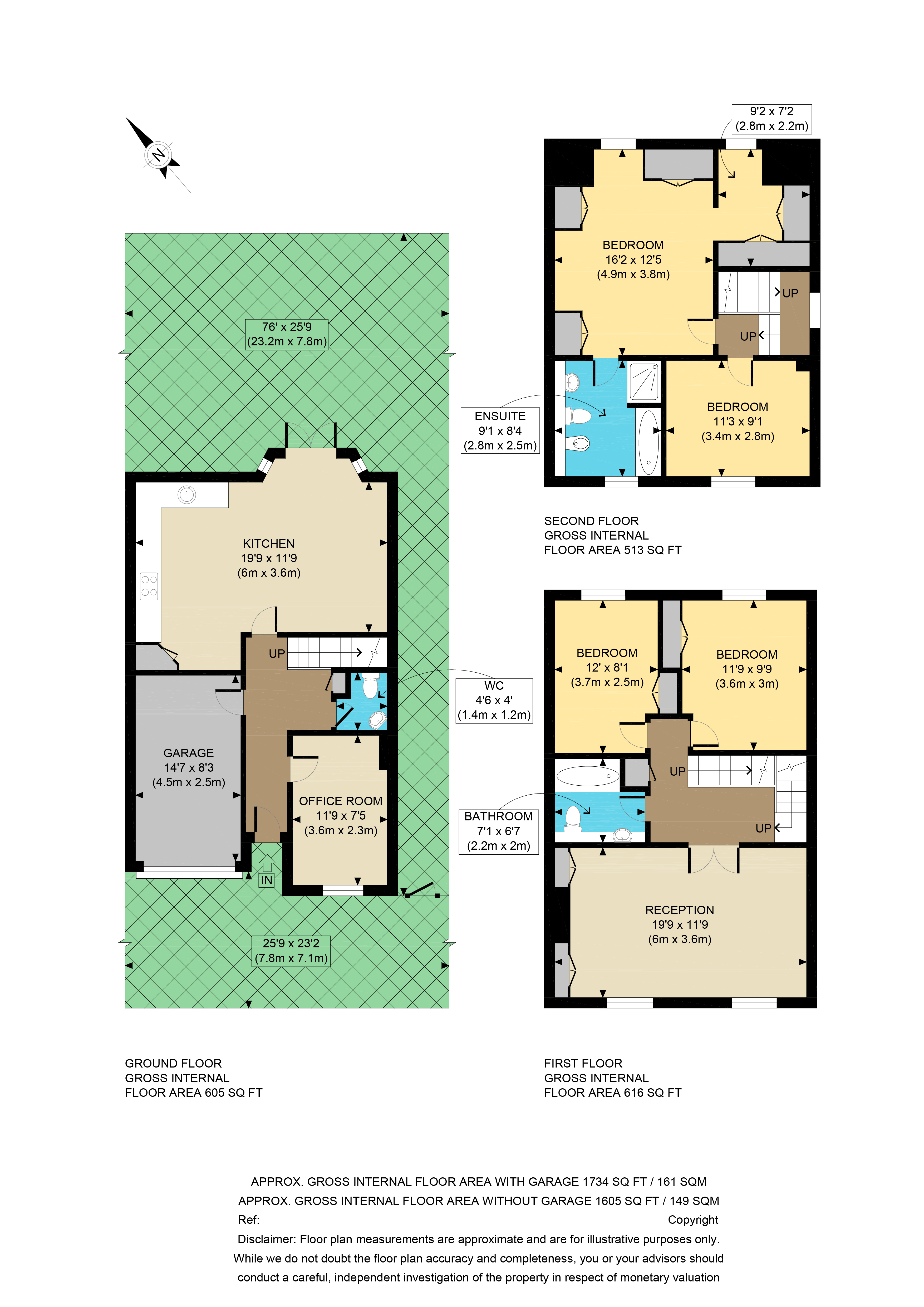 4 Bedrooms Terraced house to rent in Theydon Grove, Epping, Essex CM16