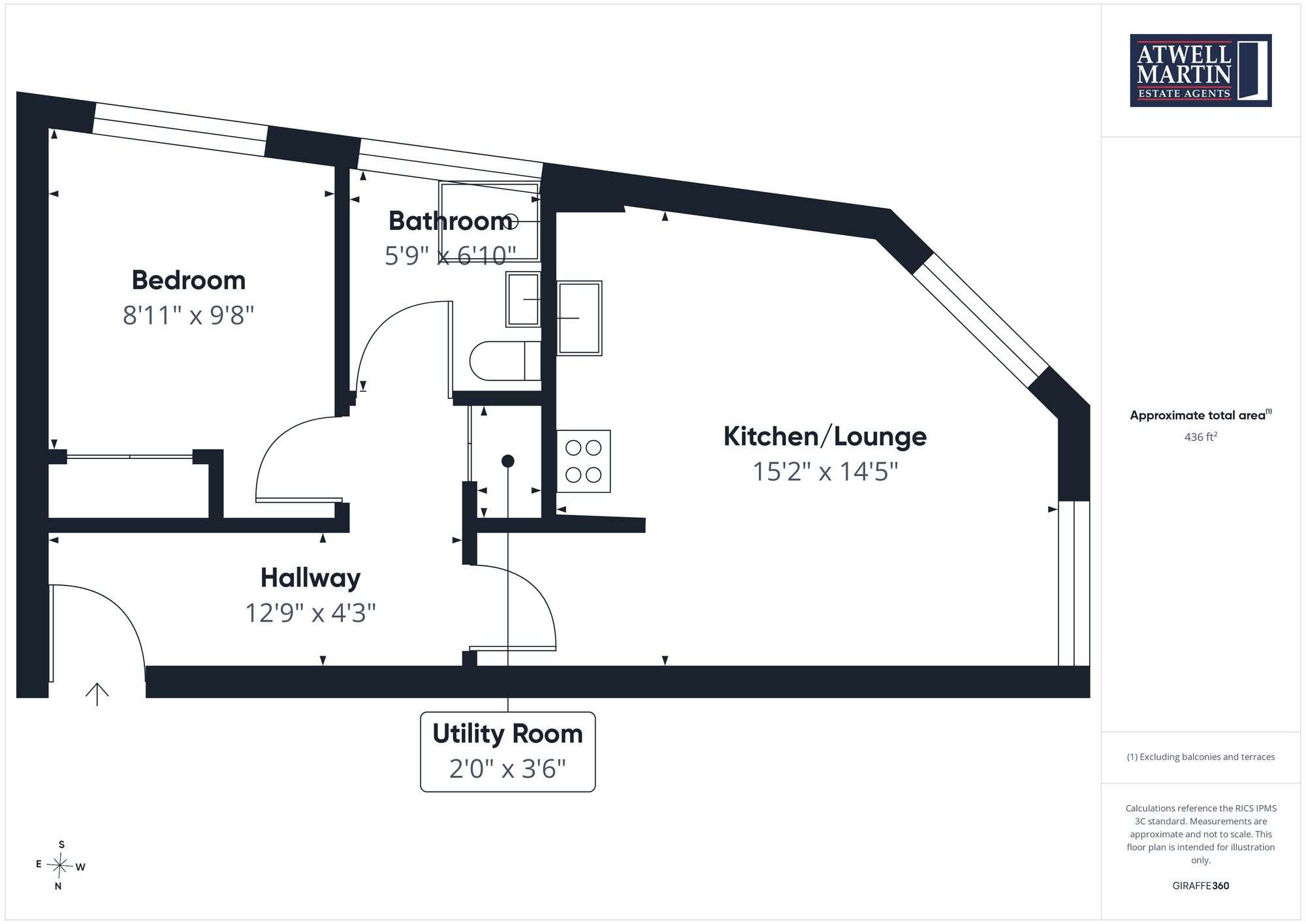 10 Peacock Lane, Plymouth floorplan