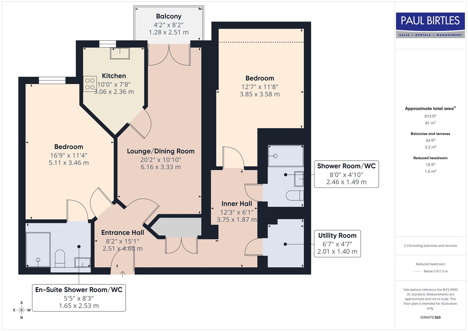 Apartment 49, Adlington House, 185 Moorside Road, Manchester floorplan