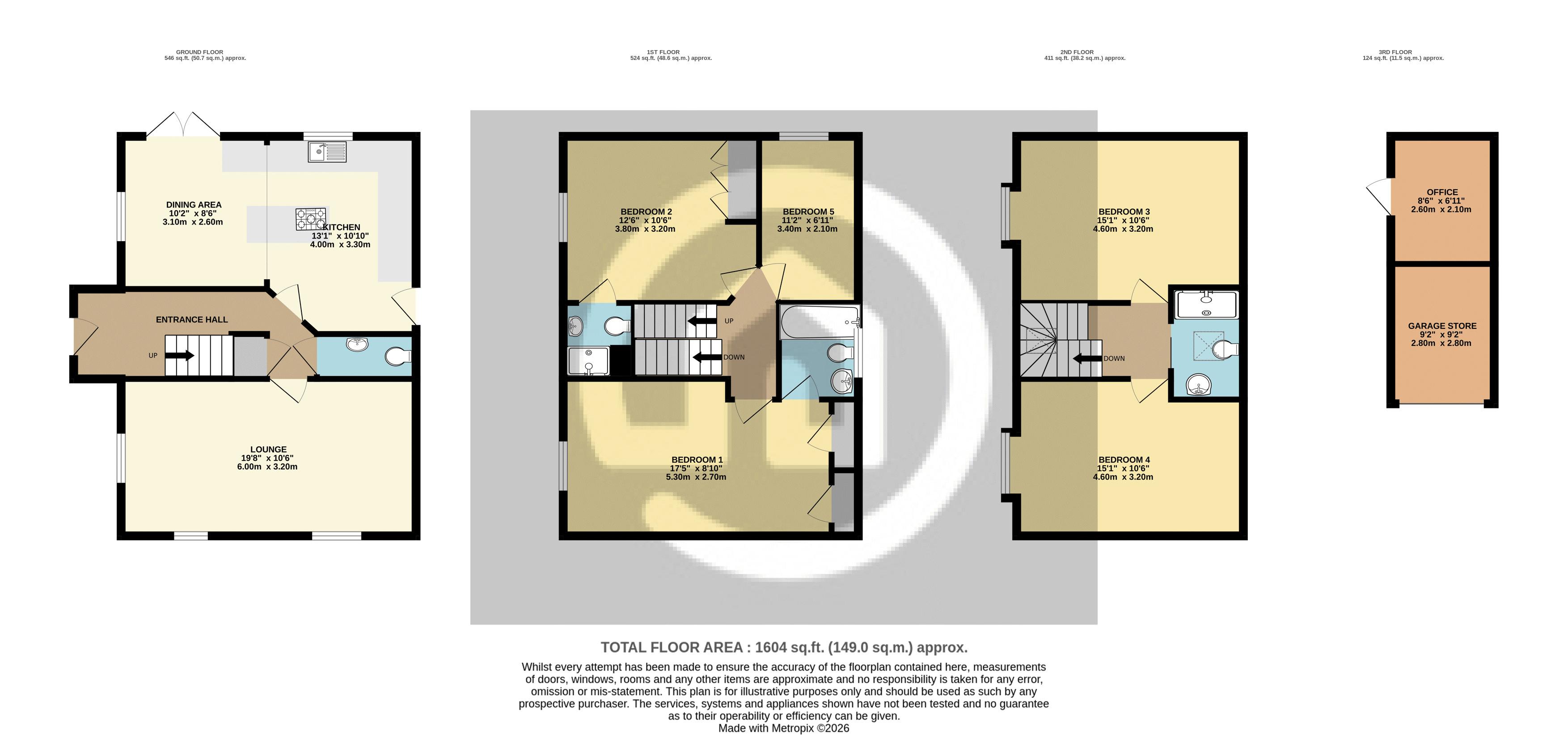 7, Ream Close, St. Neots floorplan