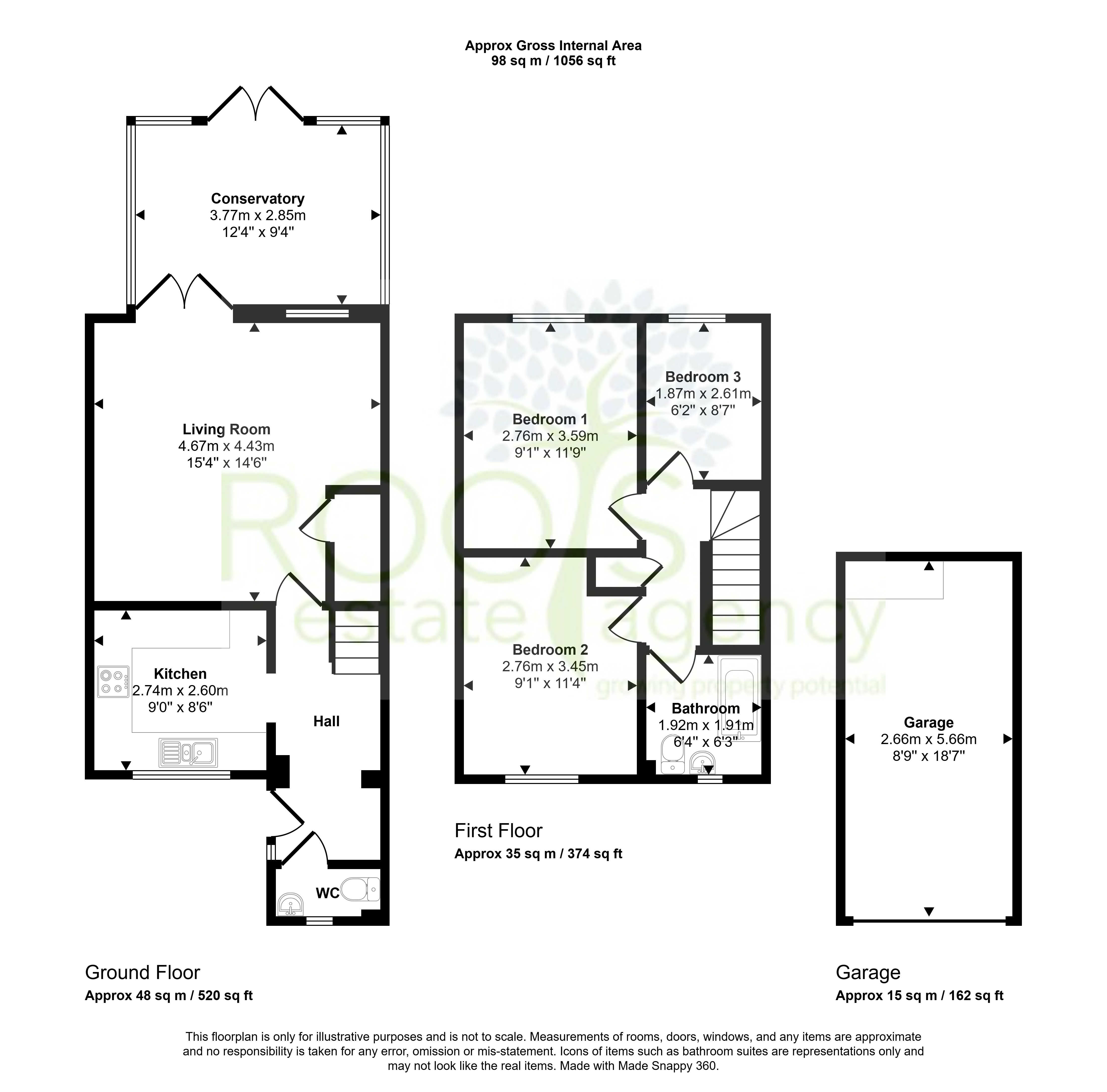 19, Quarrington Close, Berkshire floorplan