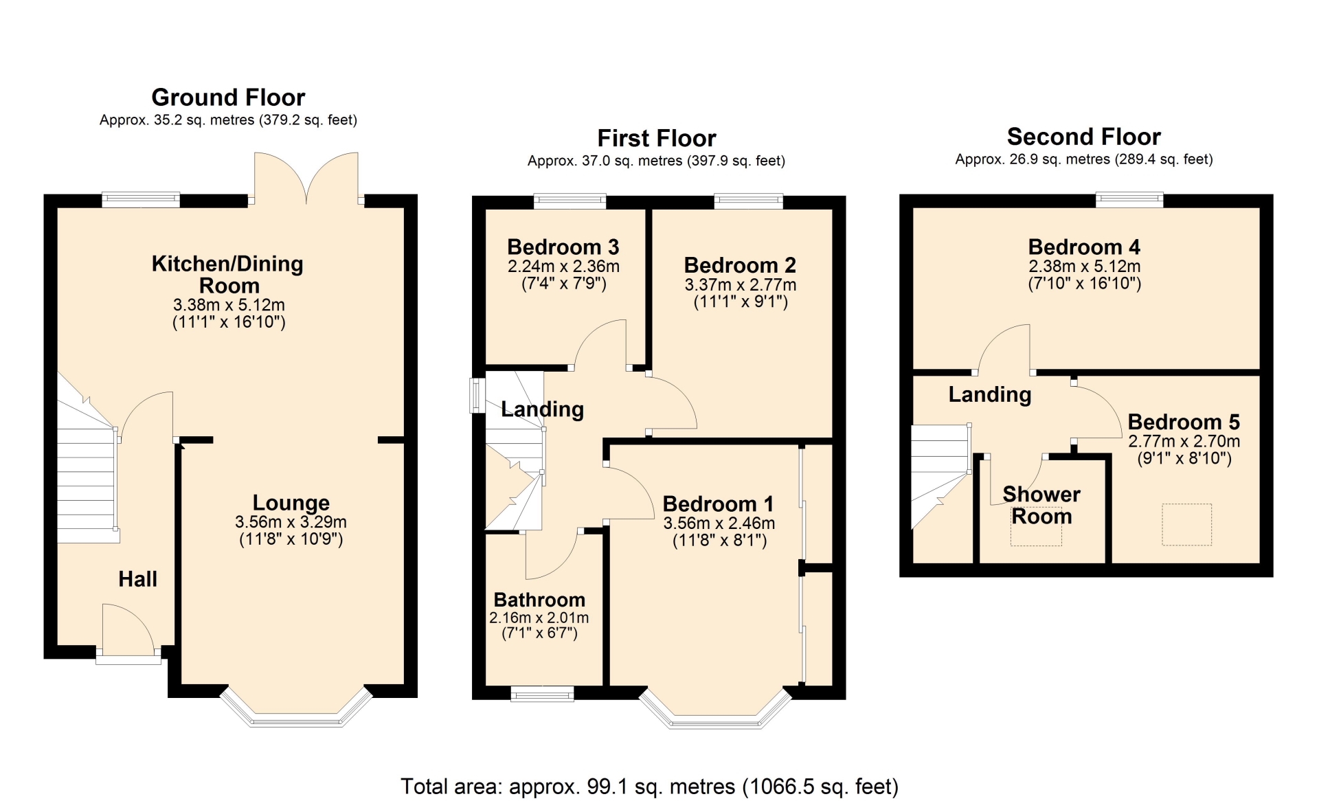 33, Sandiland Road, Northampton floorplan