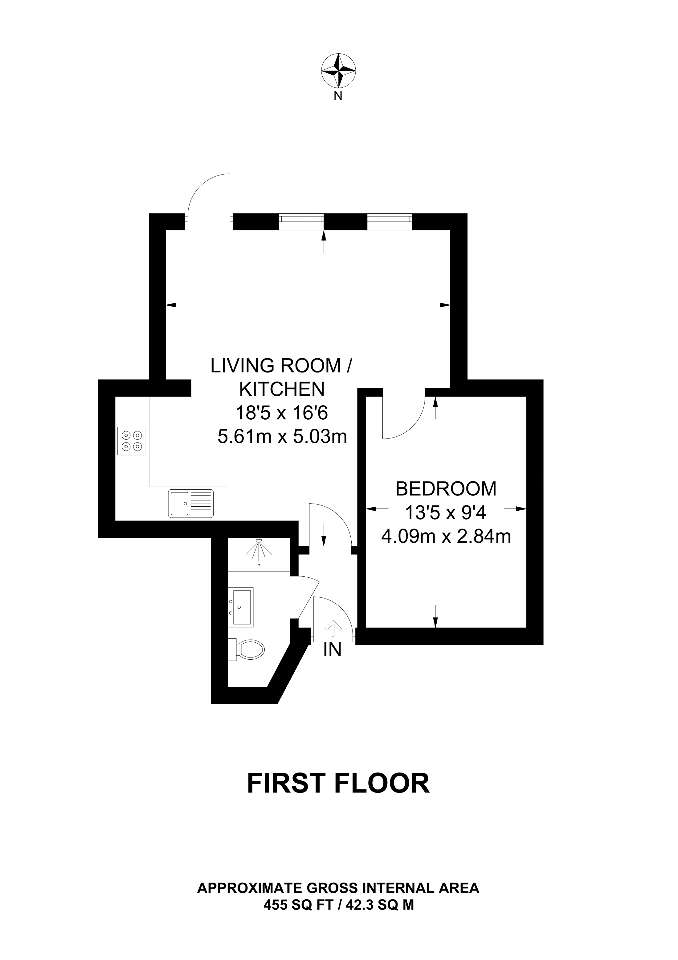 1 Bedrooms Flat to rent in Nicoll Road, Harlesden NW10