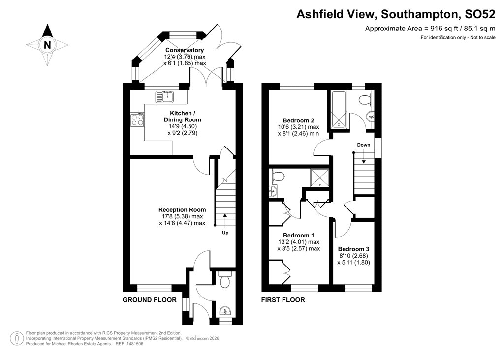 9, Ashfield View, Southampton floorplan