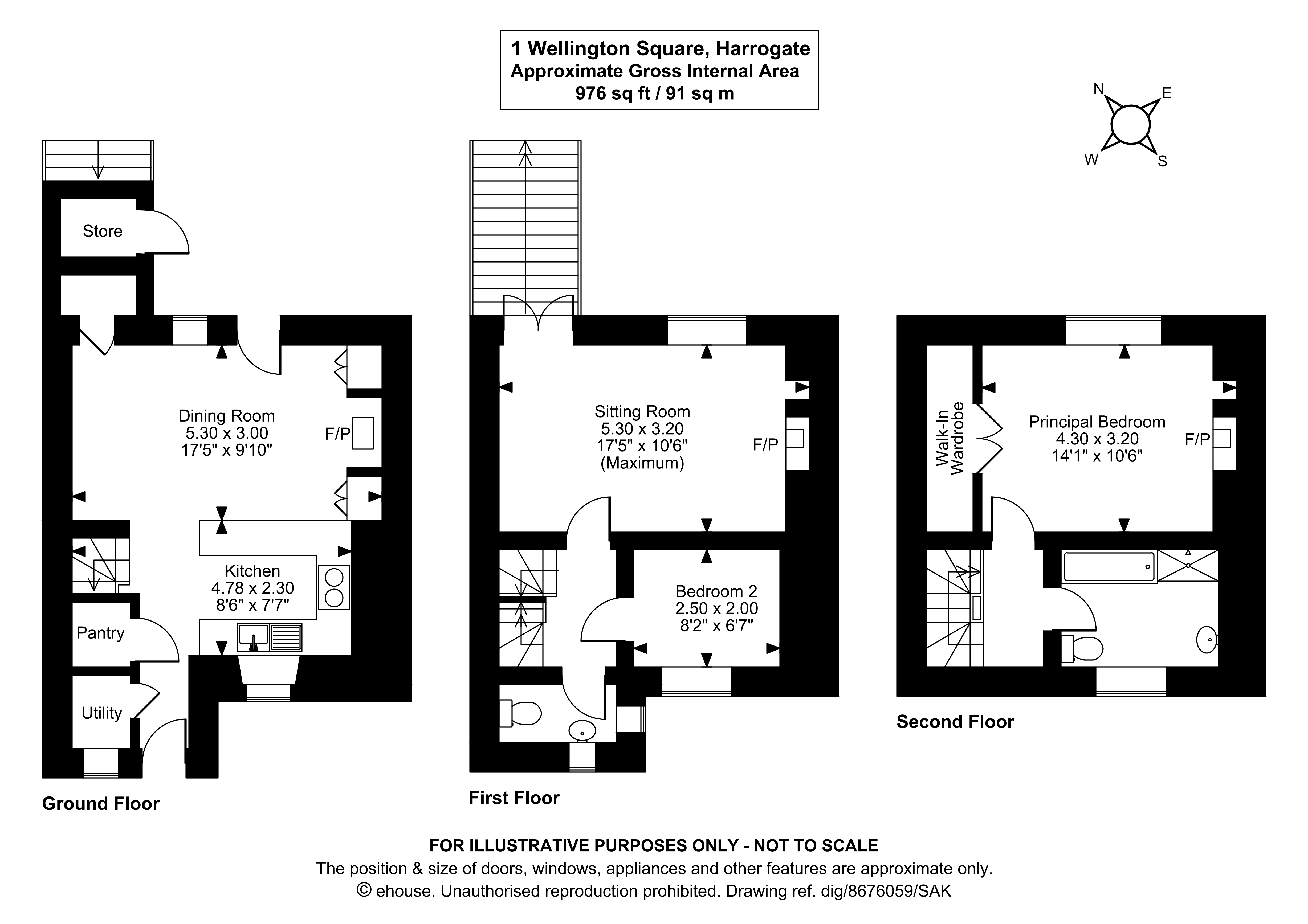 1, Wellington Square, North Yorkshire floorplan
