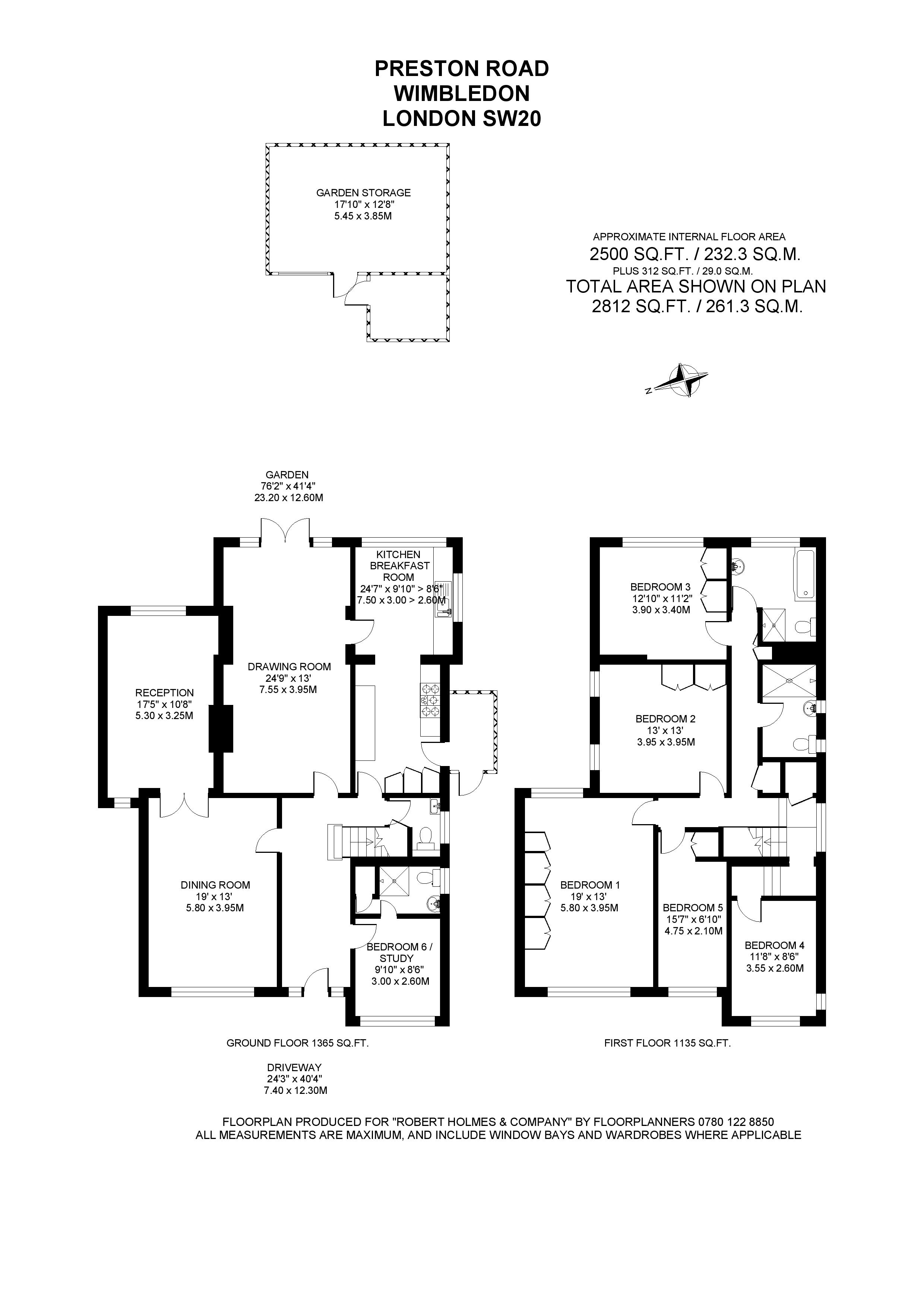 7, Preston Road, West Wimbledon floorplan