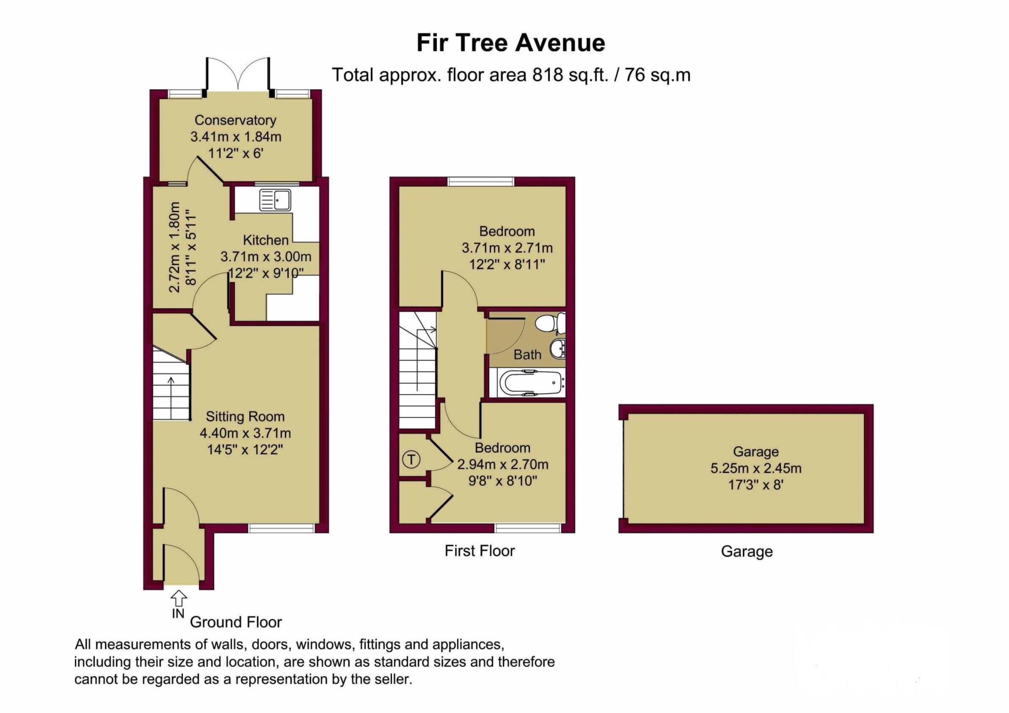 Fir Tree Avenue, Wallingford OX10, 2 bedroom terraced house for sale