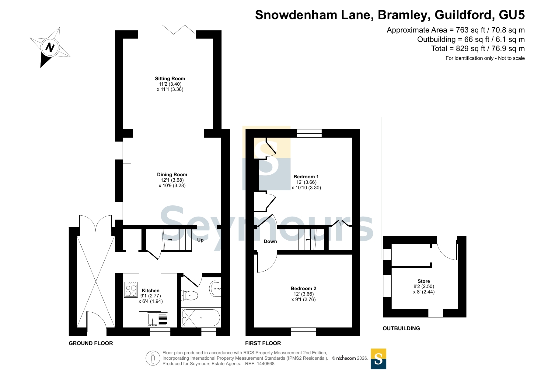 Rose Cottage,, Snowdenham Lane, Guildford floorplan