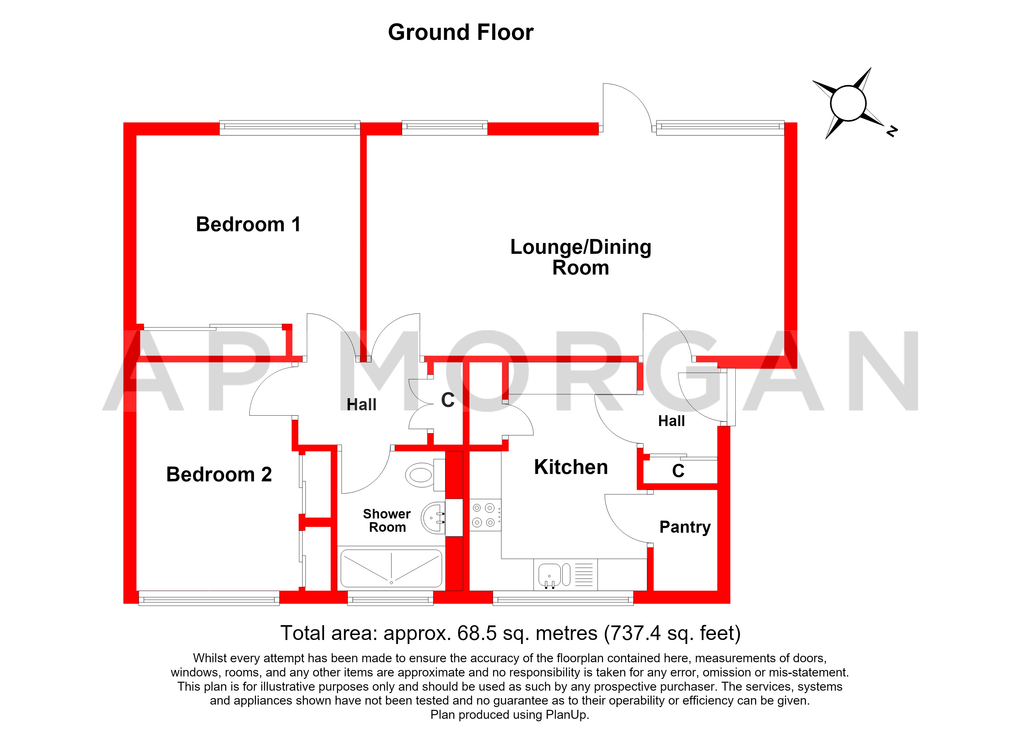 1, Bantry Close, West Midlands floorplan