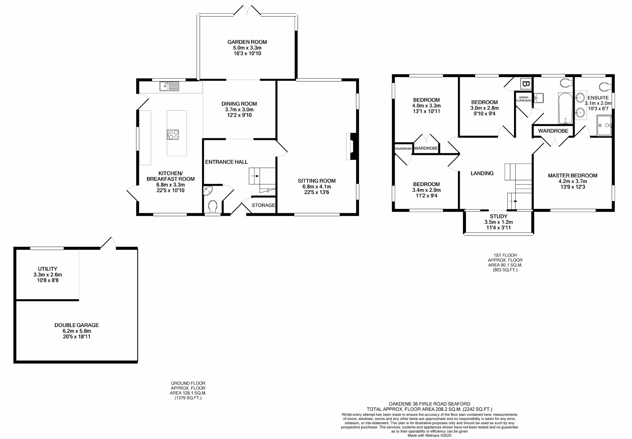 Firle Road, Seaford, East Sussex BN25, 4 bedroom detached house for