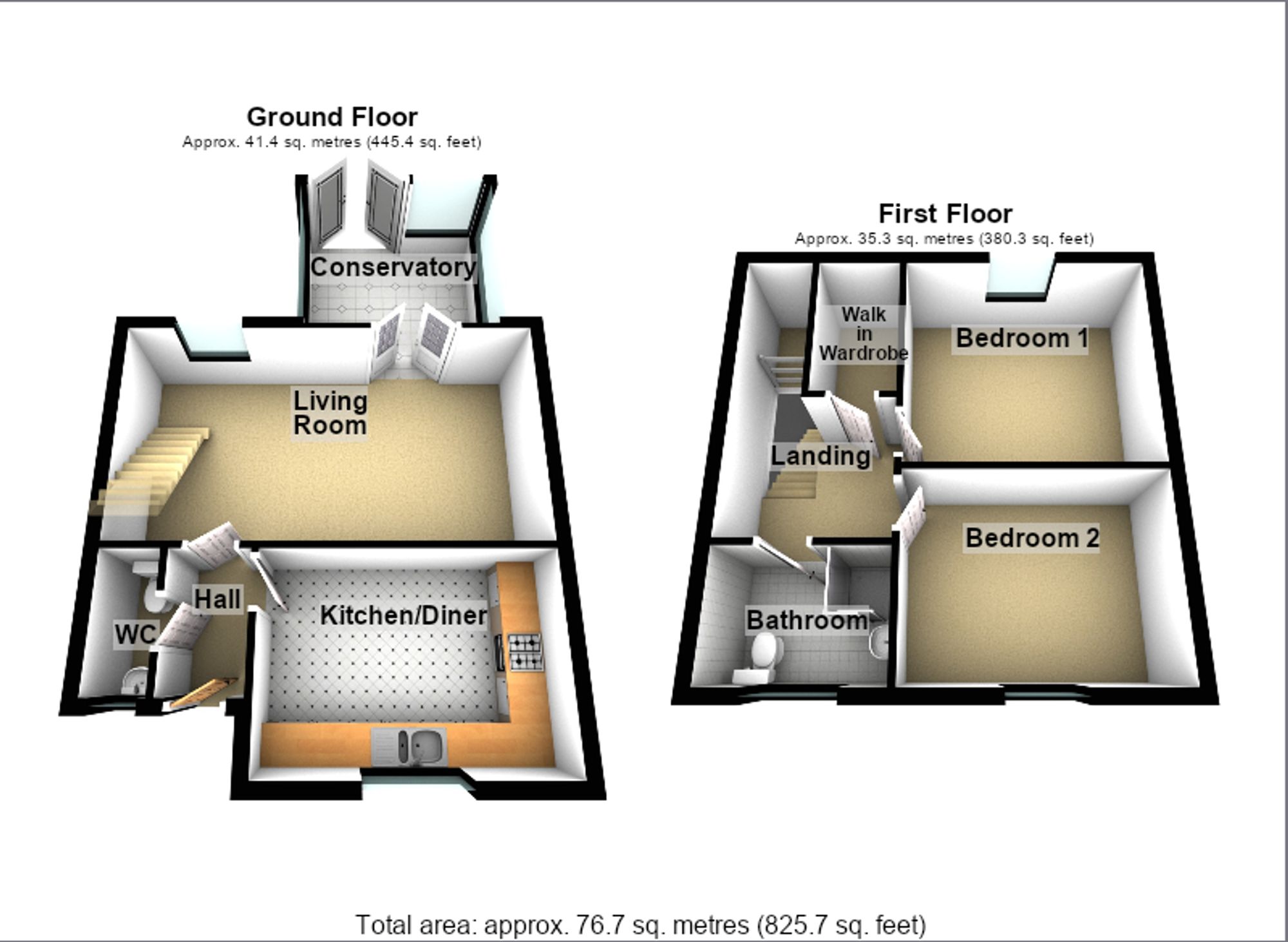 12 Chapel Mews, Cherry Lane, Ulceby floorplan