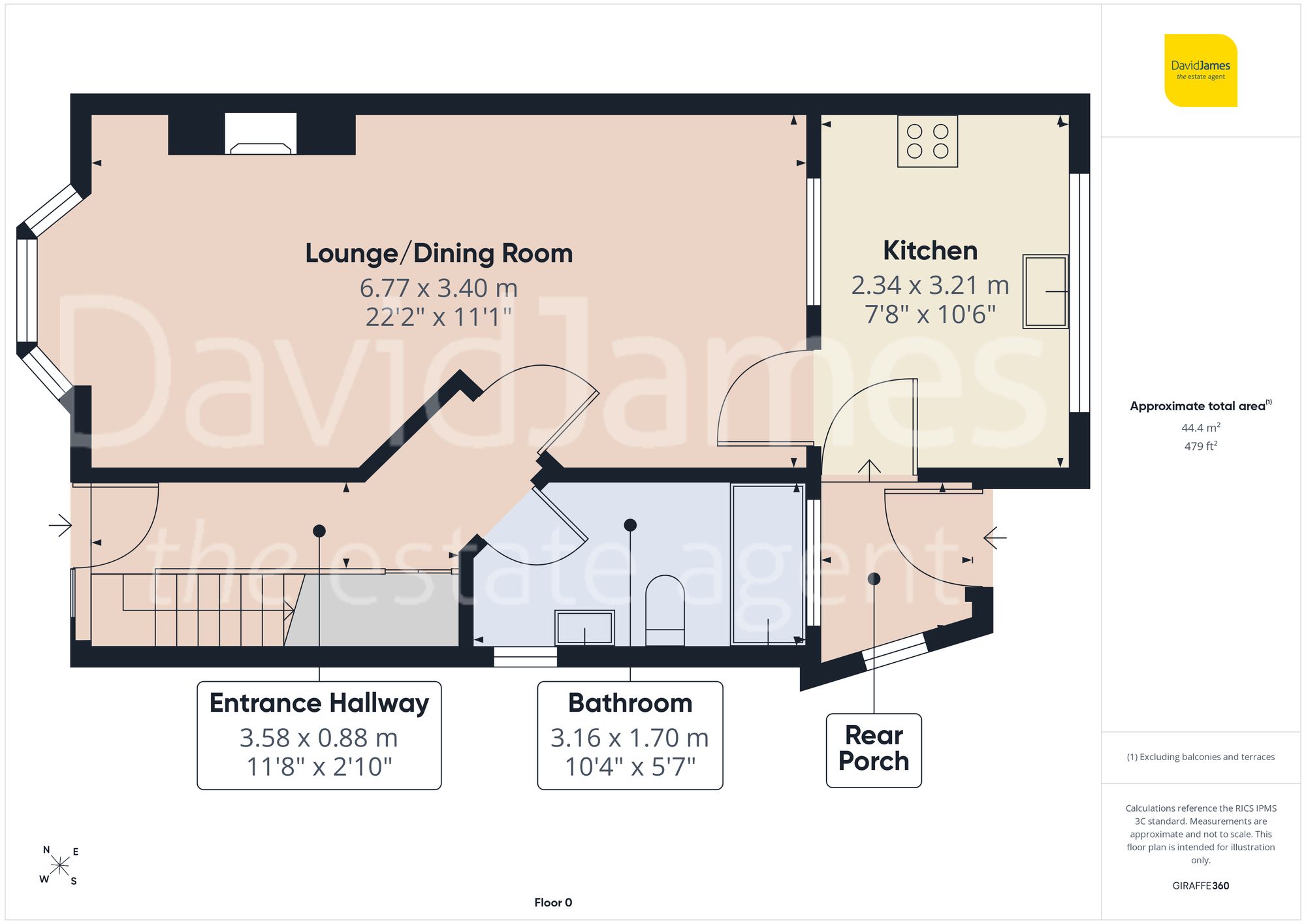 58 Jessops Lane, Nottingham floorplan