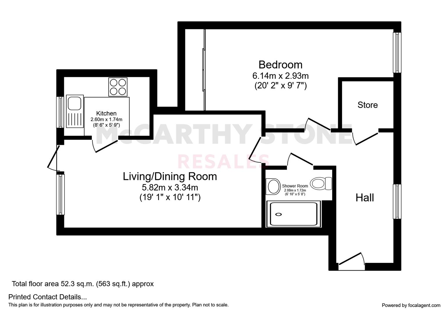 Butter Cross Court, Stafford Street, Newport TF10, 1 bedroom flat for