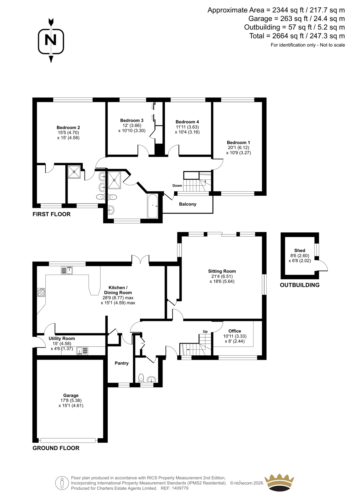 23, Crofton Way, Hampshire floorplan