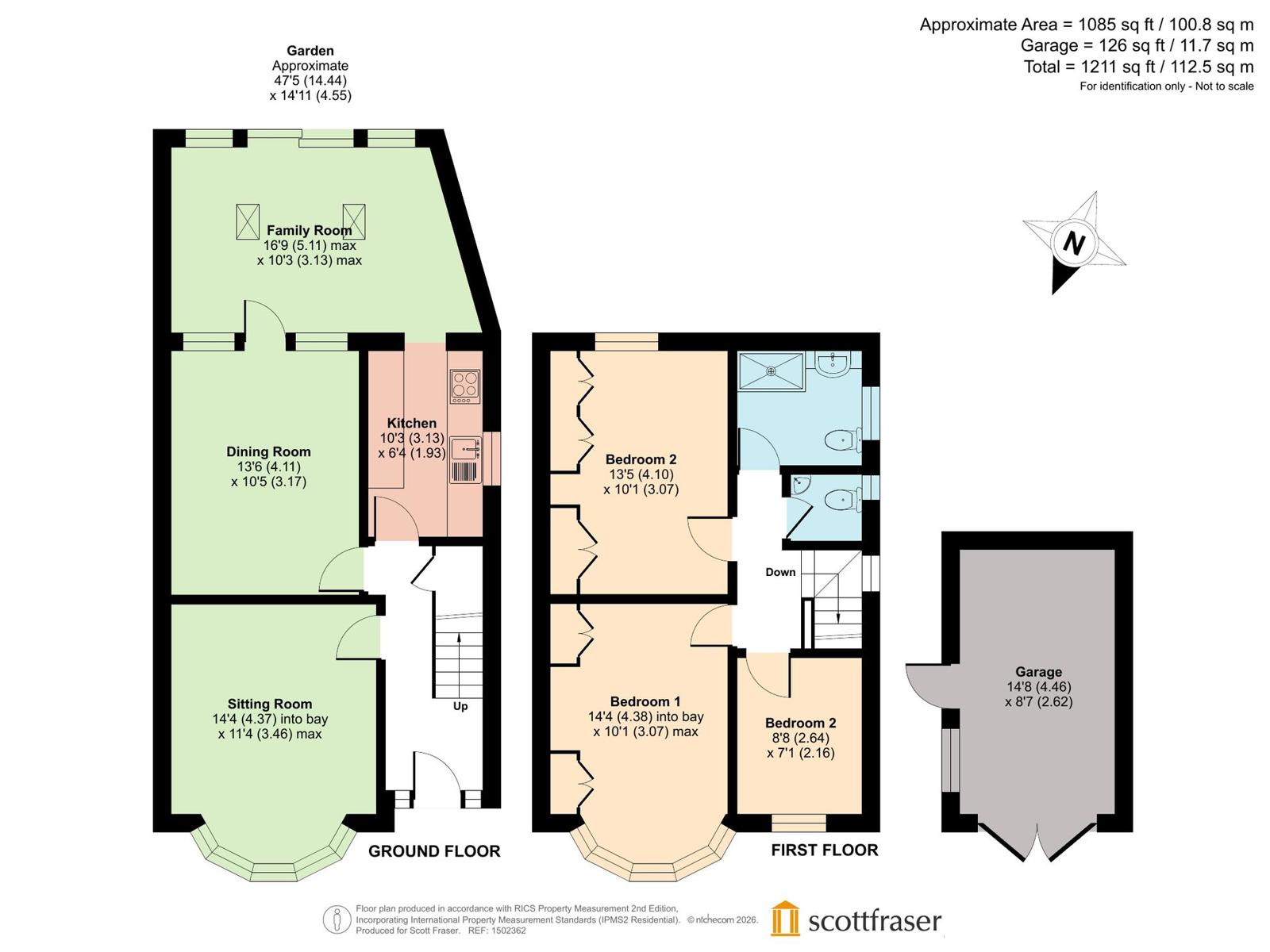 58, Margaret Road, Oxford floorplan