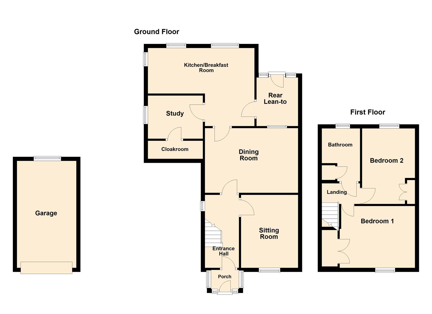1, Upon Hill, Misterton floorplan