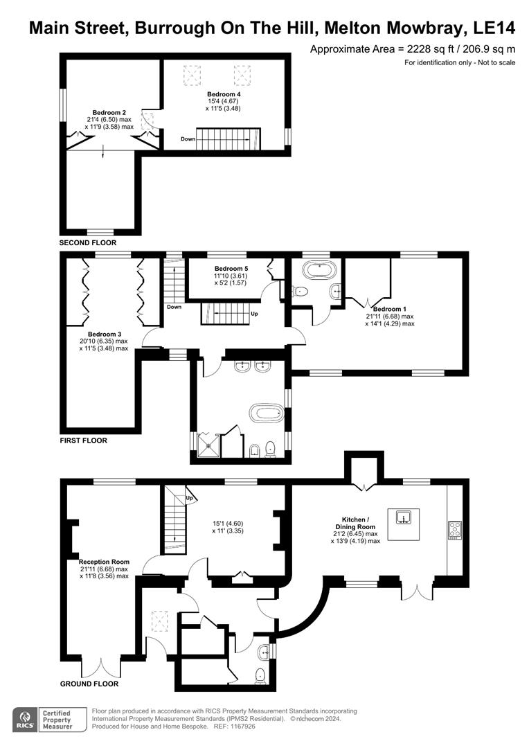 28, Main Street, Burrough On The Hill floorplan