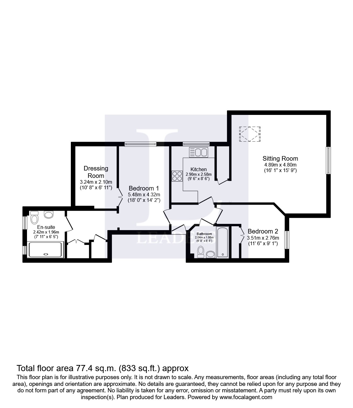 Flat 5, Marie Carlile, Woking floorplan