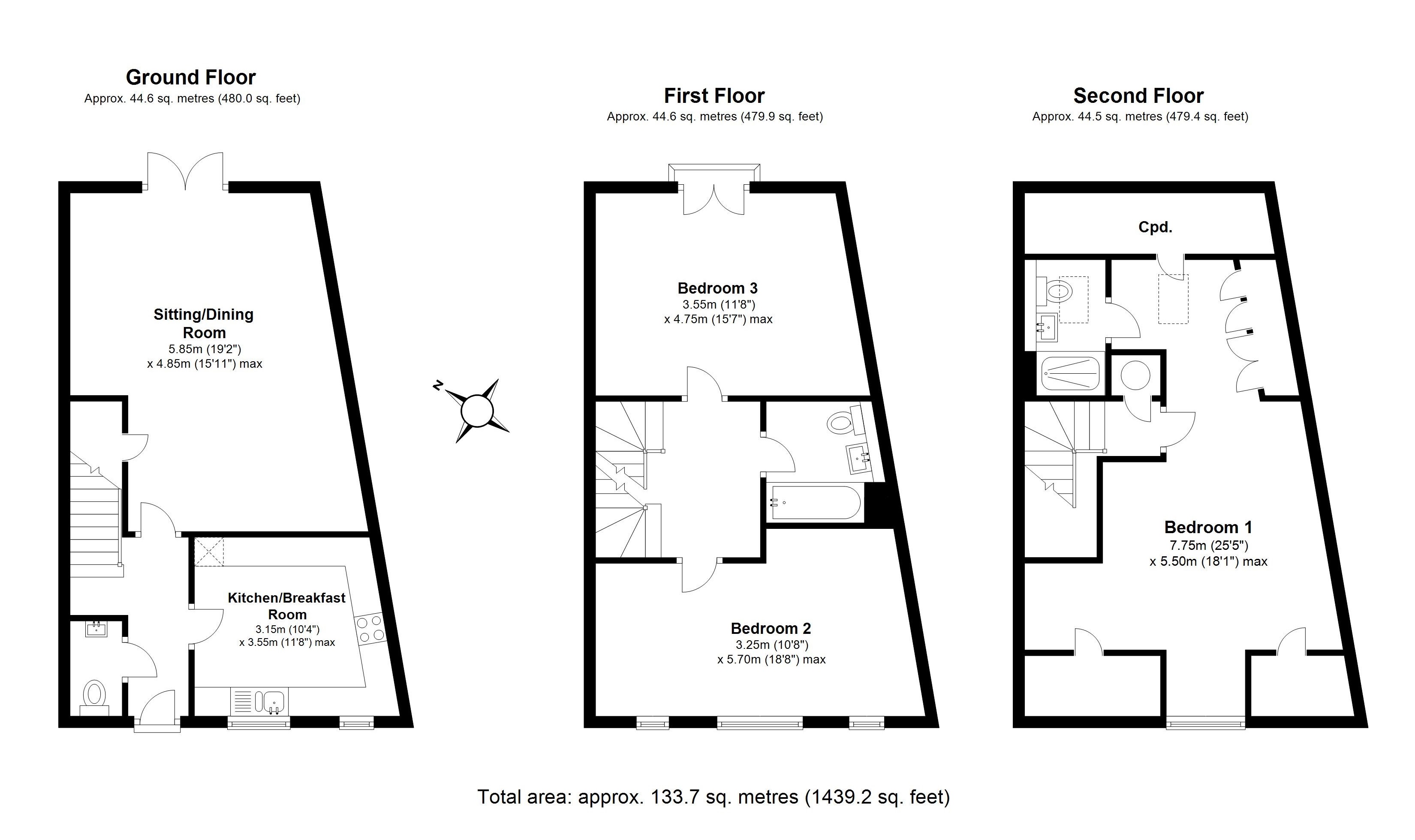 3 Bedrooms  to rent in Charger Road, Trumpington, Cambridge CB2