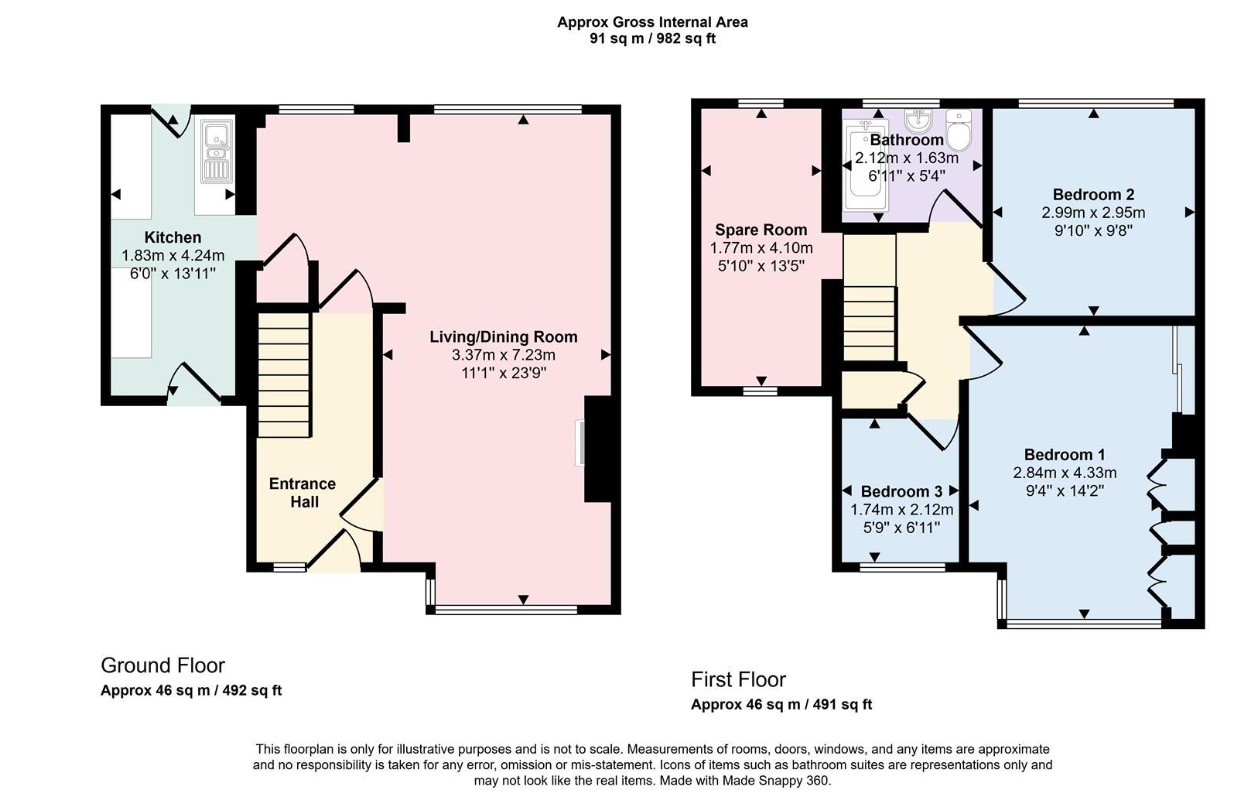 40, Hainworth Wood Road North, Keighley floorplan