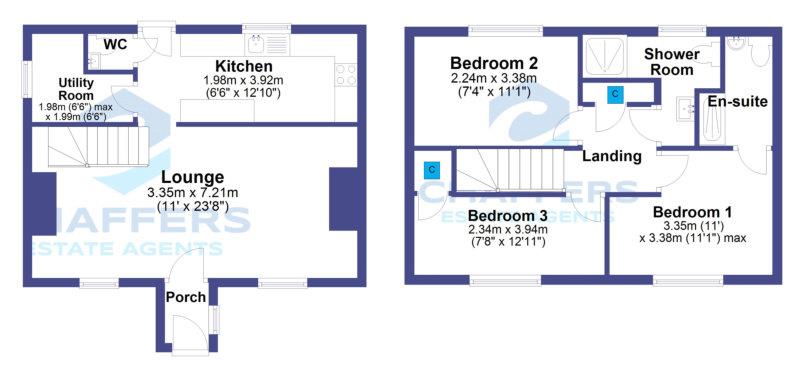 Newbury Cottage, Newbury, Gillingham floorplan
