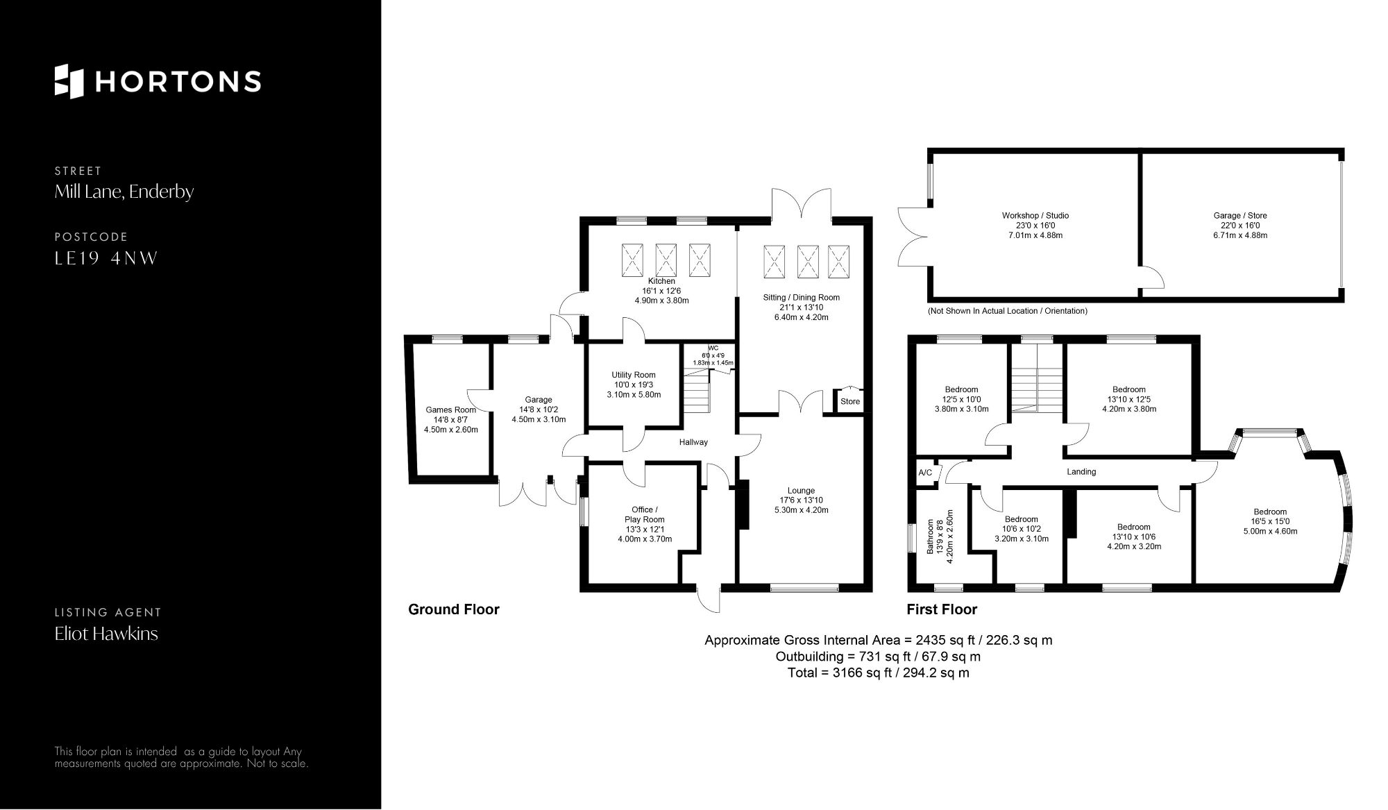 15a Mill Lane, Leicester floorplan