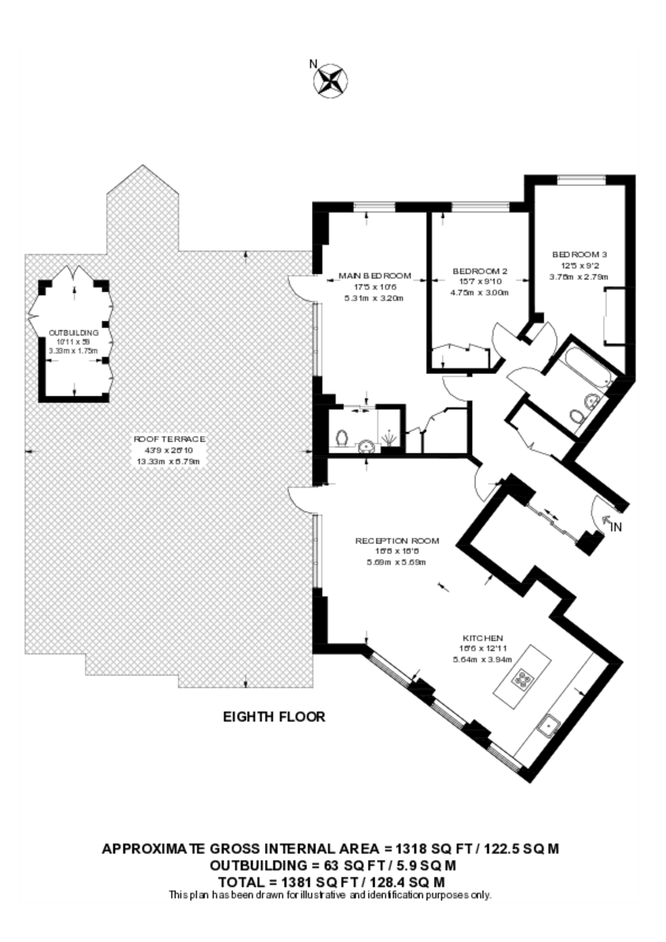 Seren Park Gardens, Greenwich floorplan