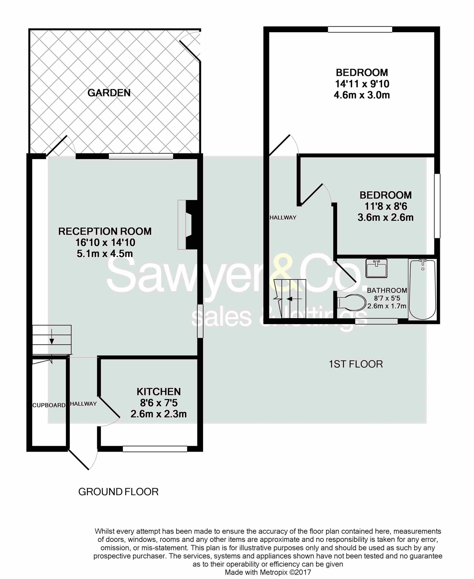 1 Alice Close, Hove floorplan