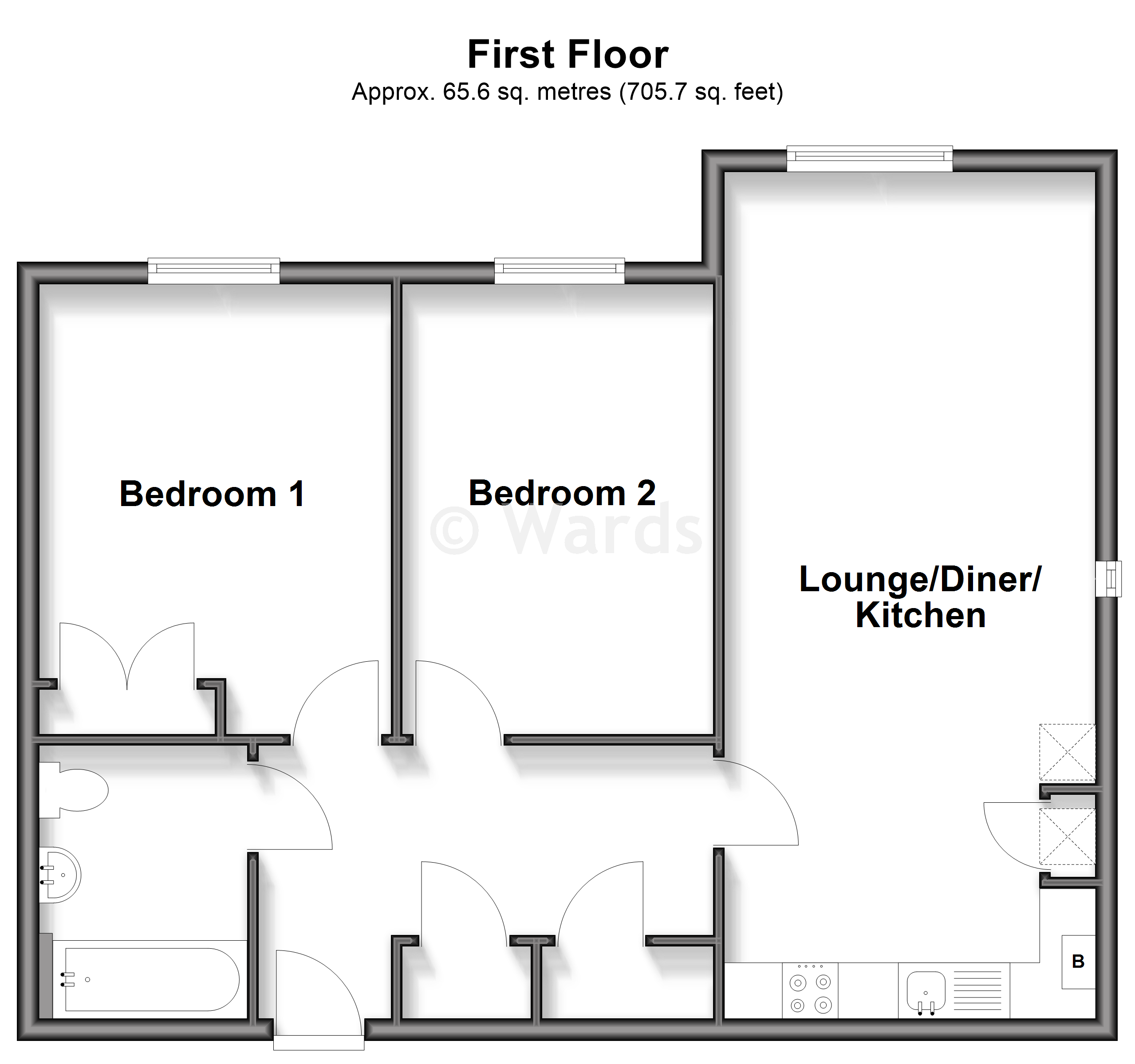 48, Melrose Close, Maidstone floorplan