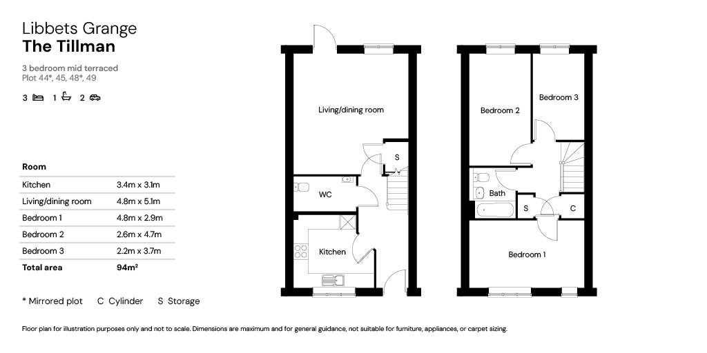 Plot 45 - Libbets Grange,, Common Road, Crediton floorplan