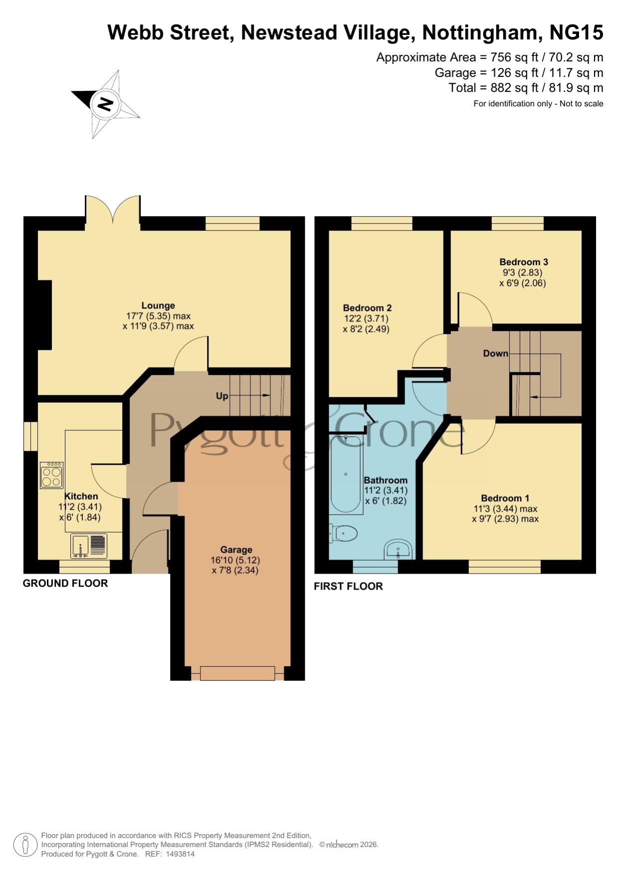 62, Webb Street, Nottingham floorplan