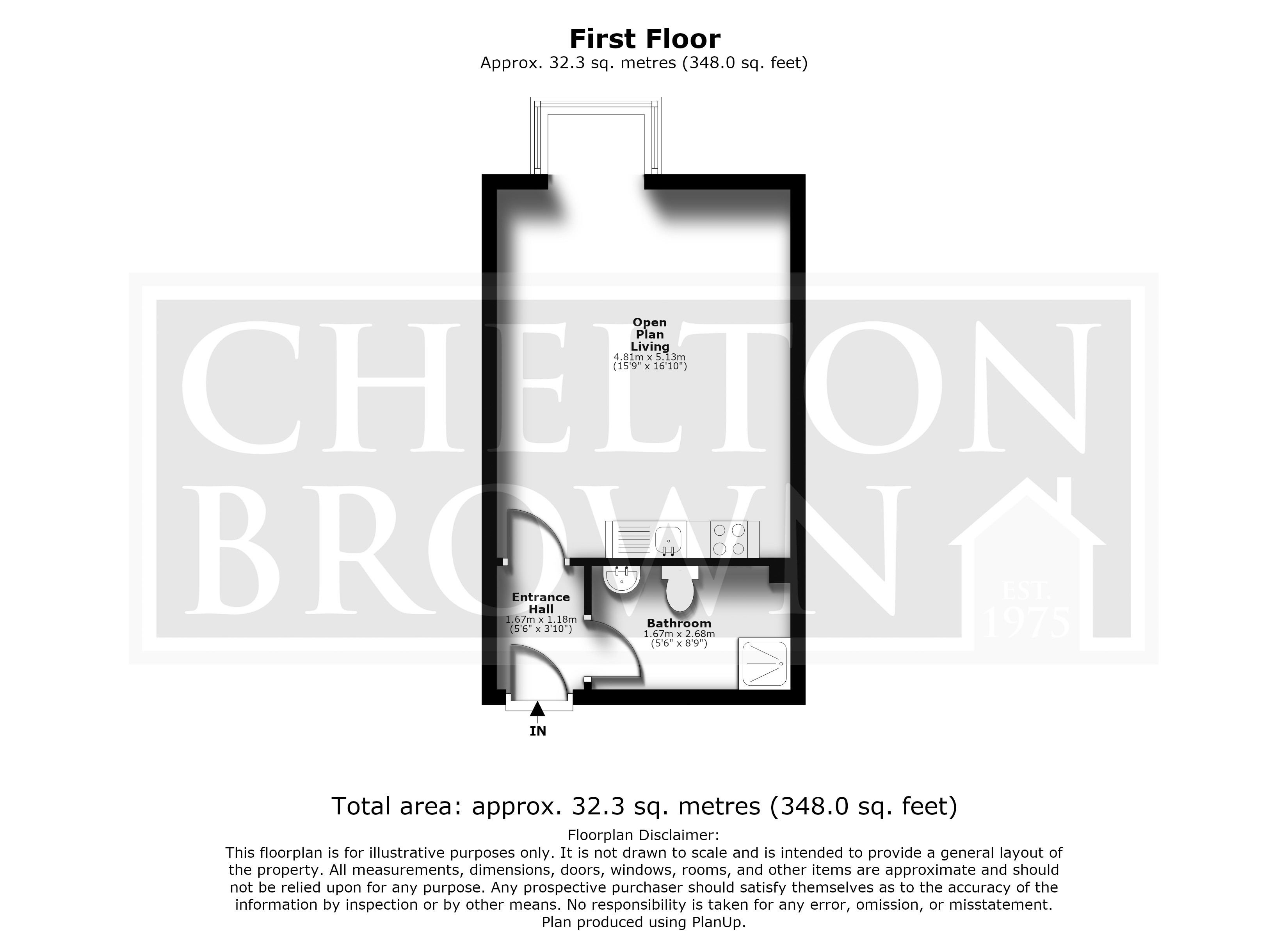 Flat 17, 34A,, Gold Street, Northamptonshire floorplan