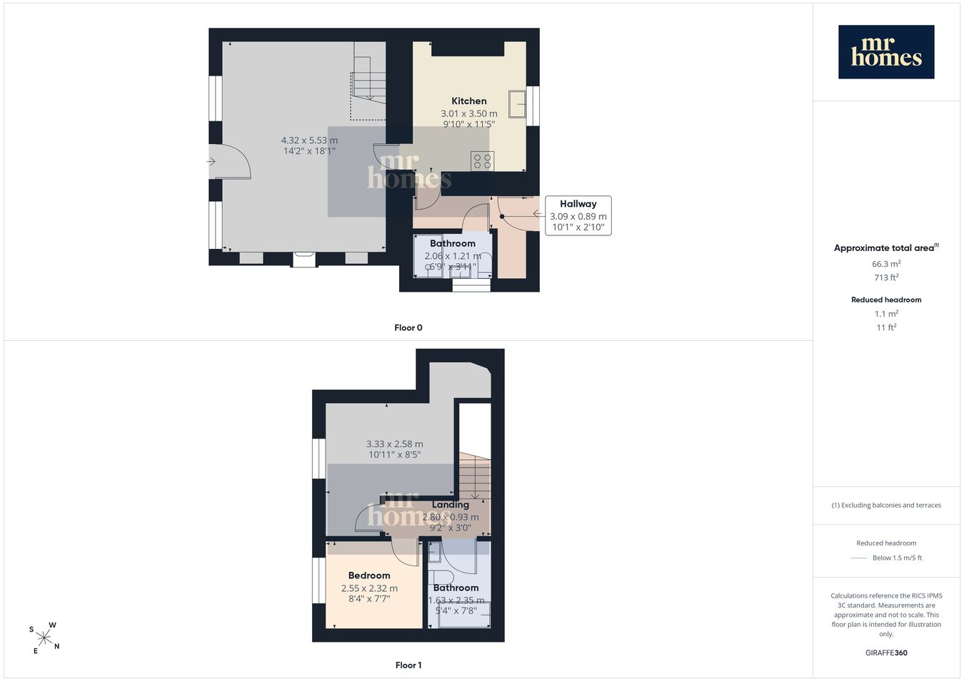 38, High Street, Treharris floorplan