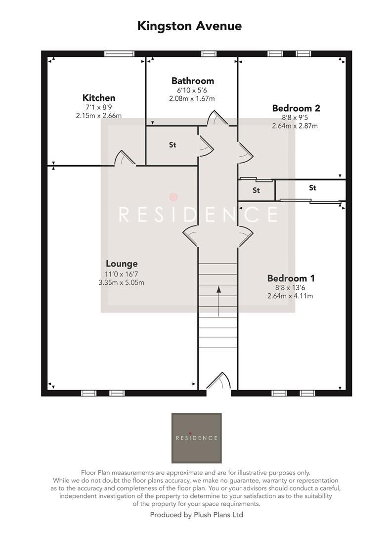 24, Kingston Avenue, Glasgow floorplan