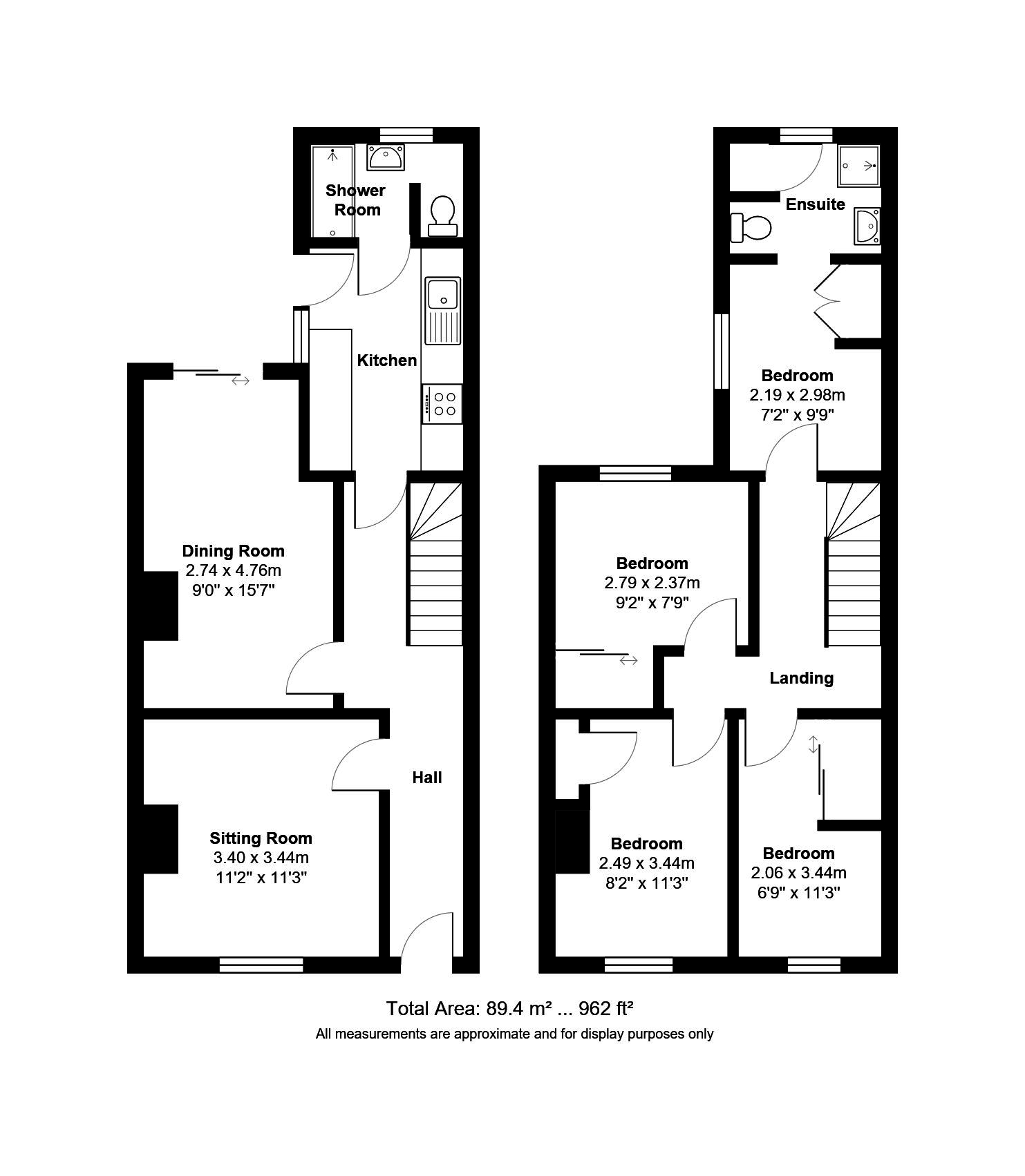 4 Bedrooms Terraced house to rent in Sturton Street, Cambridge CB1