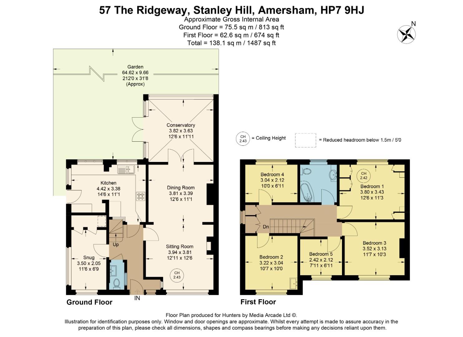 57 The Ridgeway, Stanley Hill, Amersham floorplan