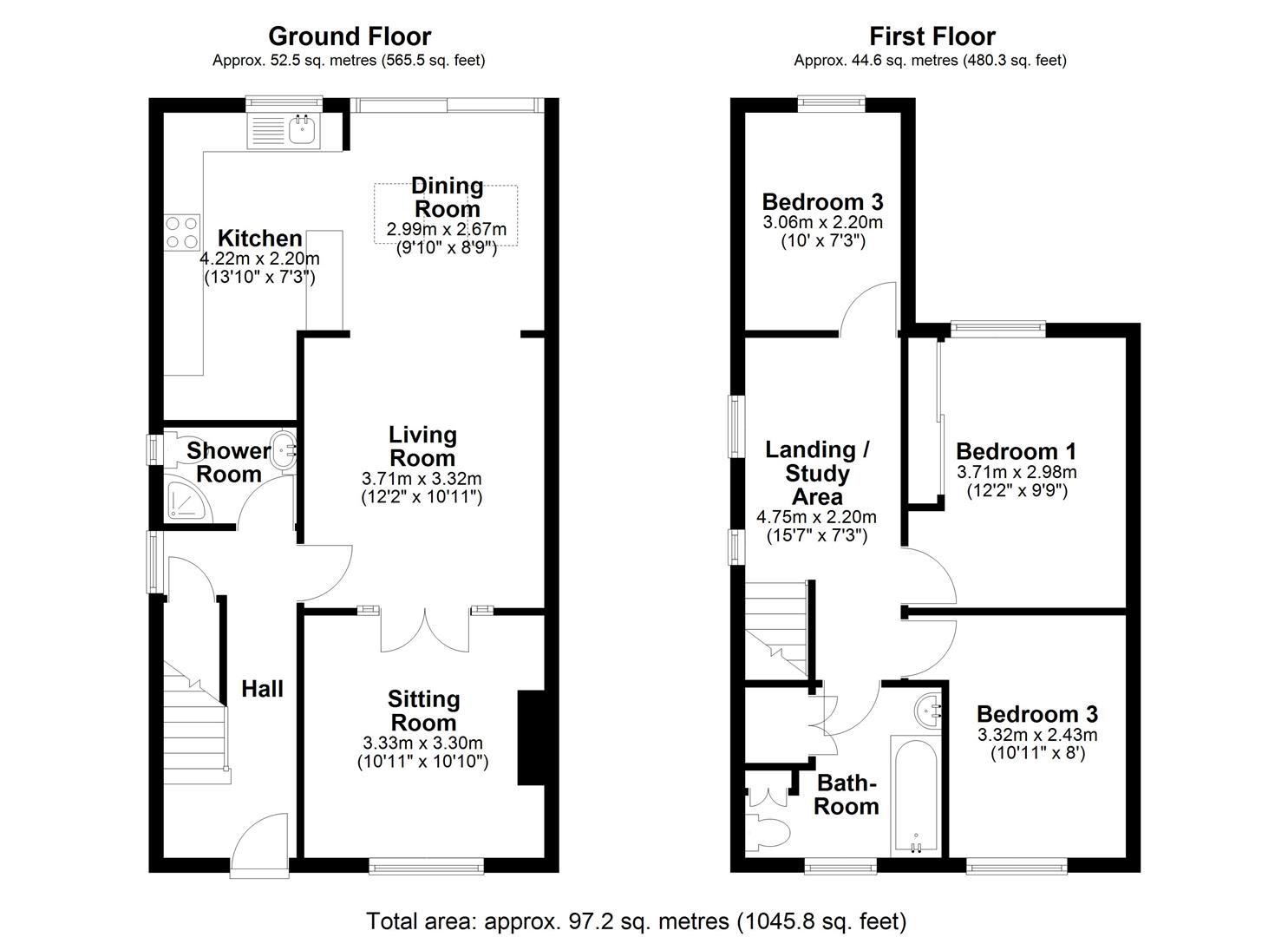 56, Church Lane, Cambridge floorplan