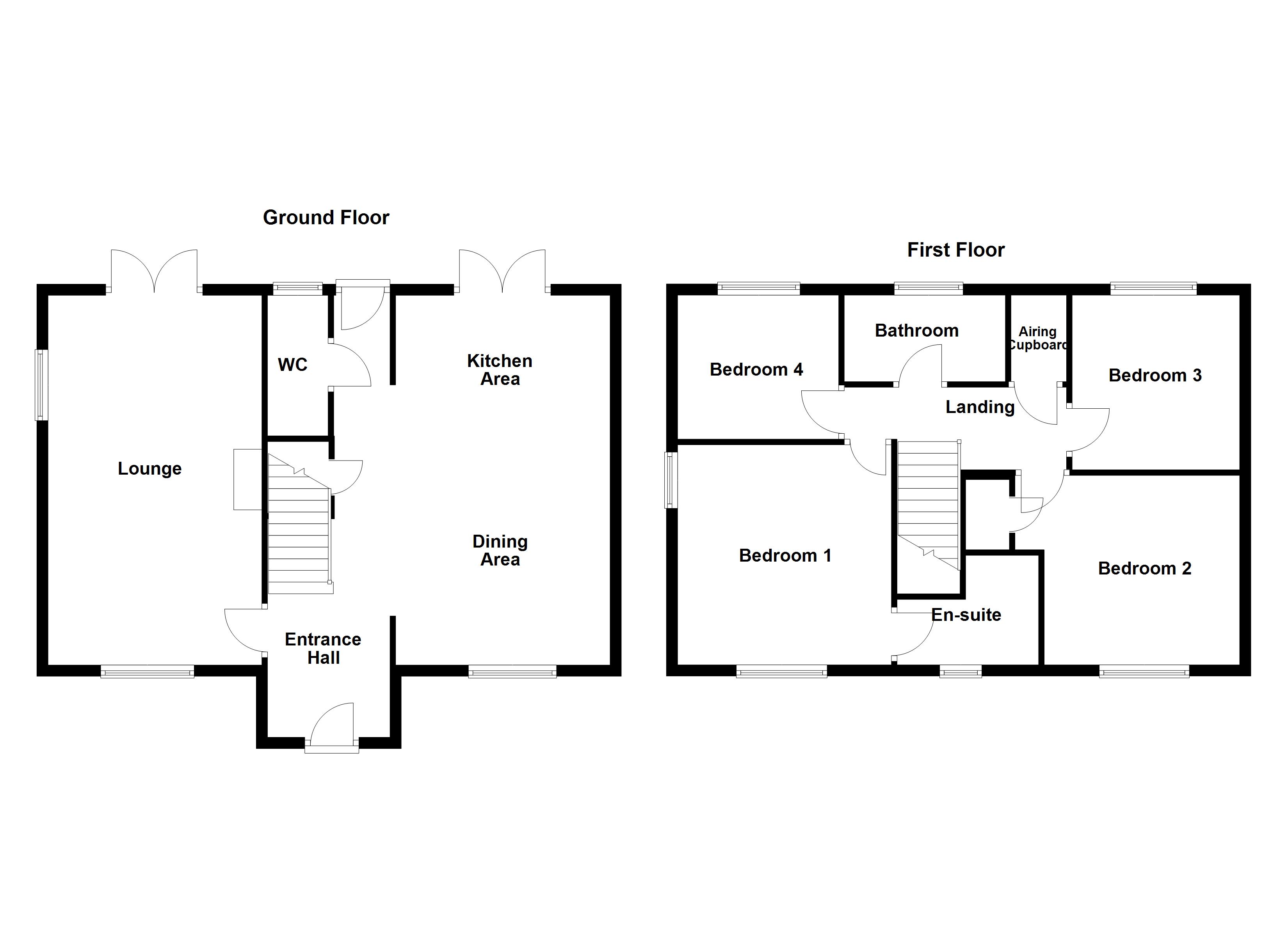 24, Cross Close, Haverhill floorplan