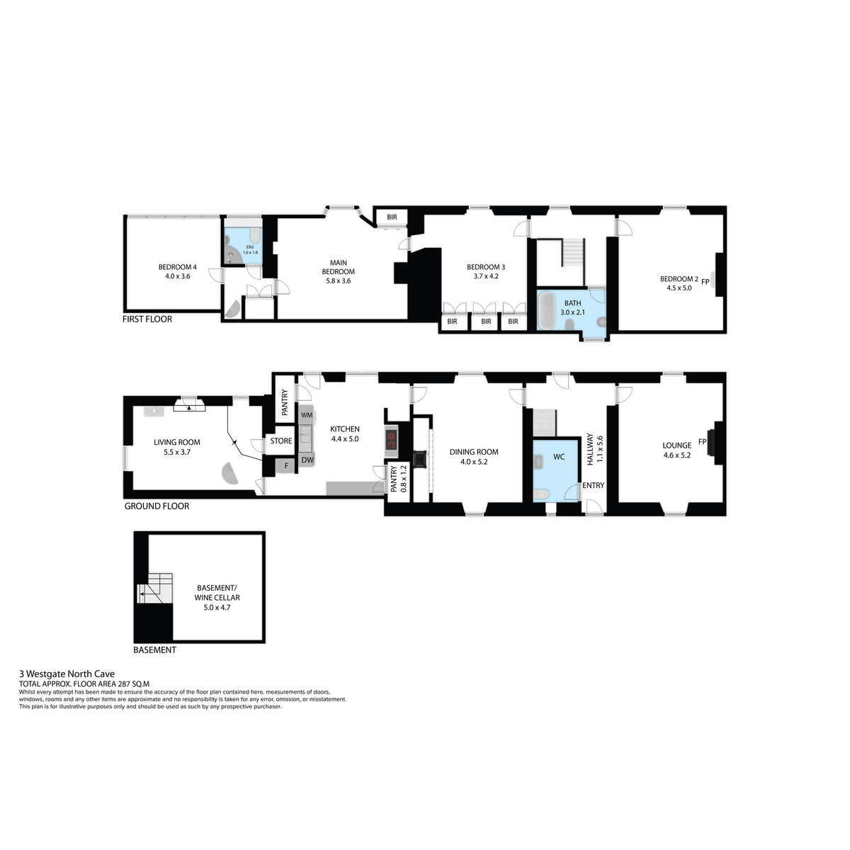 3, Westgate, Brough floorplan