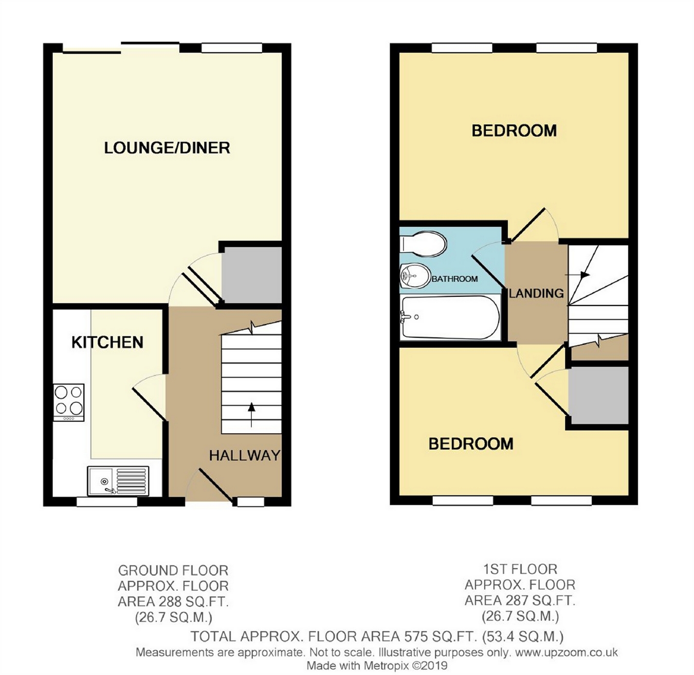 2 Bedrooms Terraced house for sale in Eddie Willet Road, Herne Bay, Kent CT6
