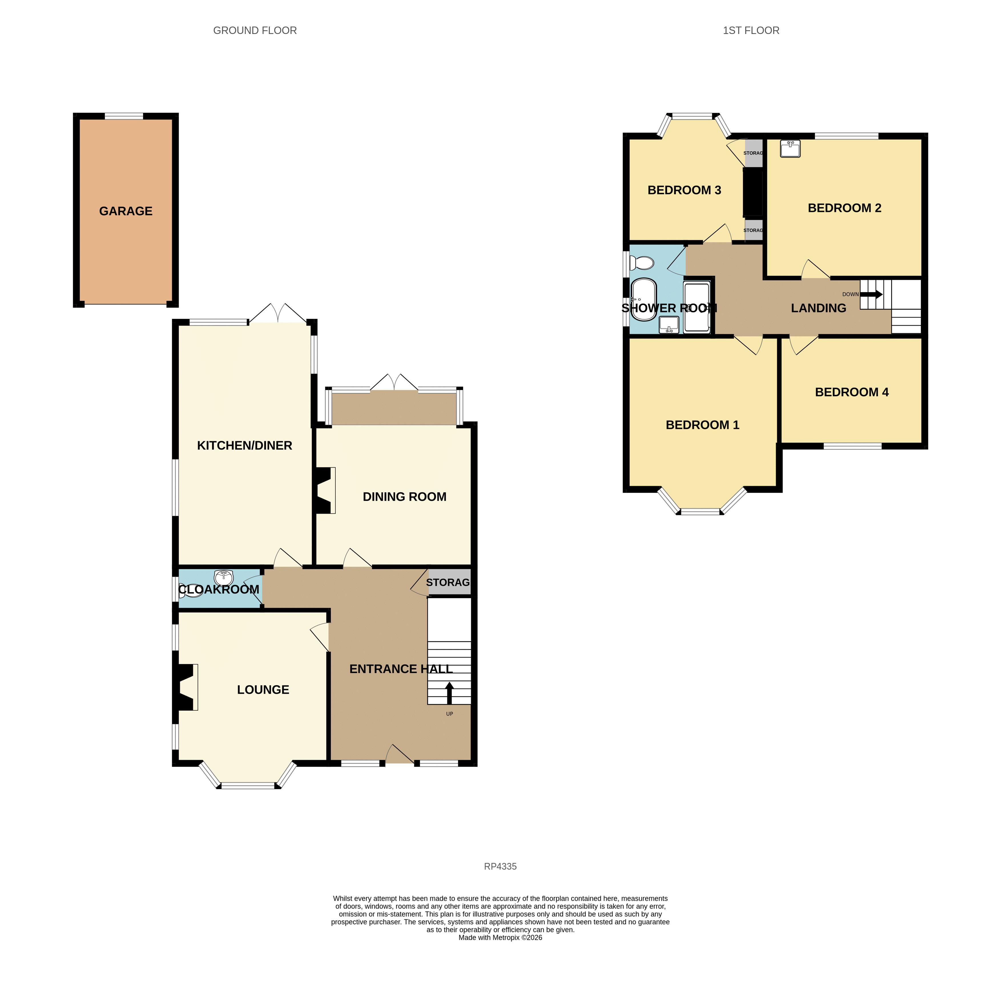 82, Dinerth Road, Colwyn Bay floorplan