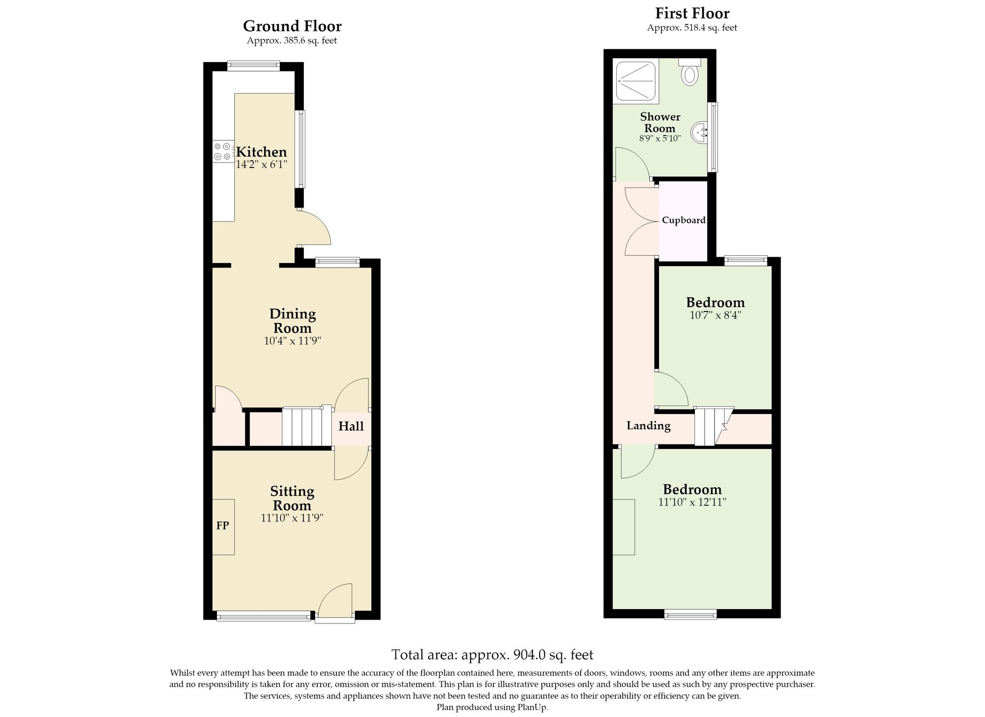 4 Flower Cottages Beach Road, Norwich floorplan