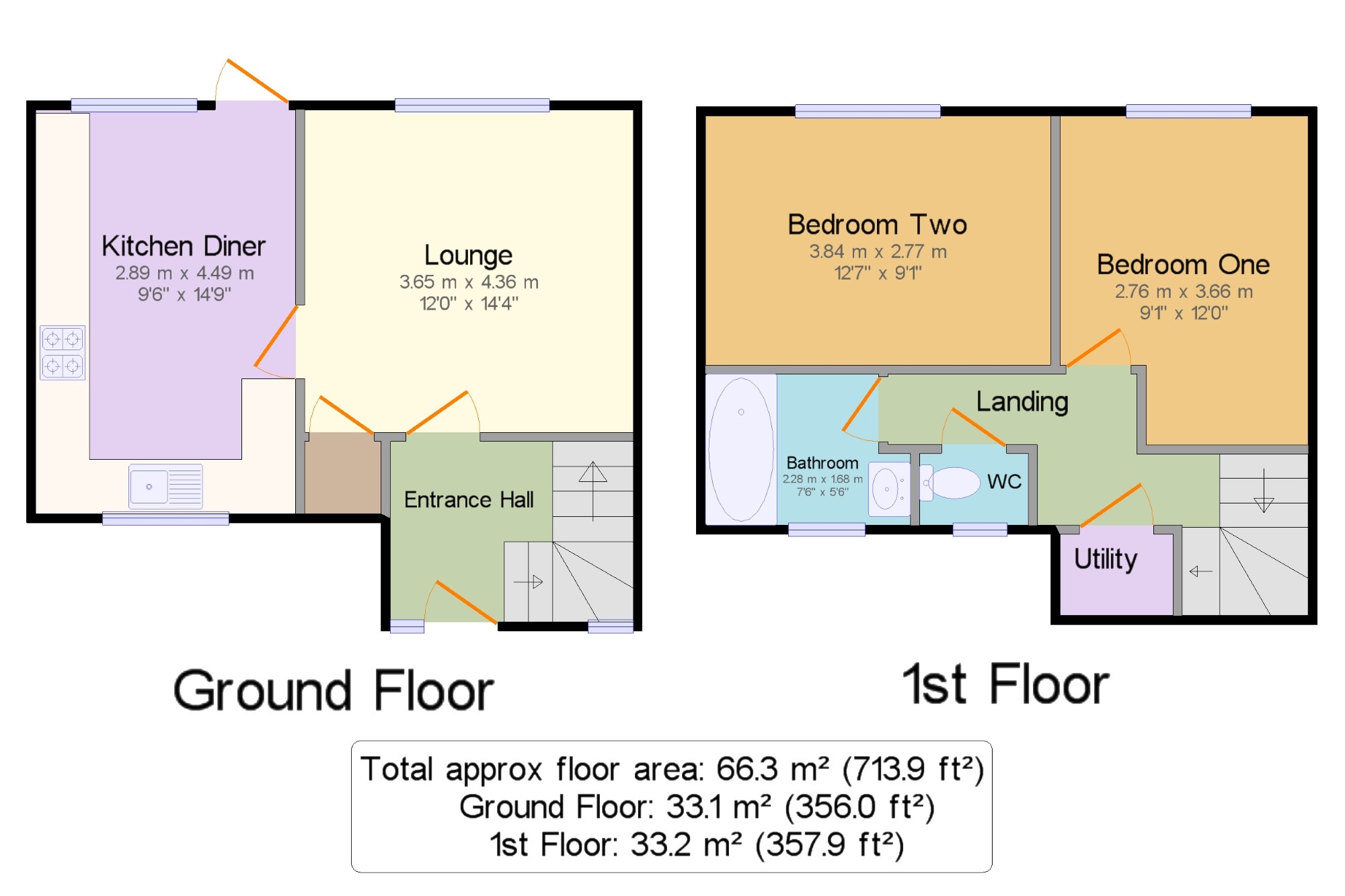 2 Bedrooms End terrace house for sale in Edleston Grove, Wilmslow, Cheshire, . SK9